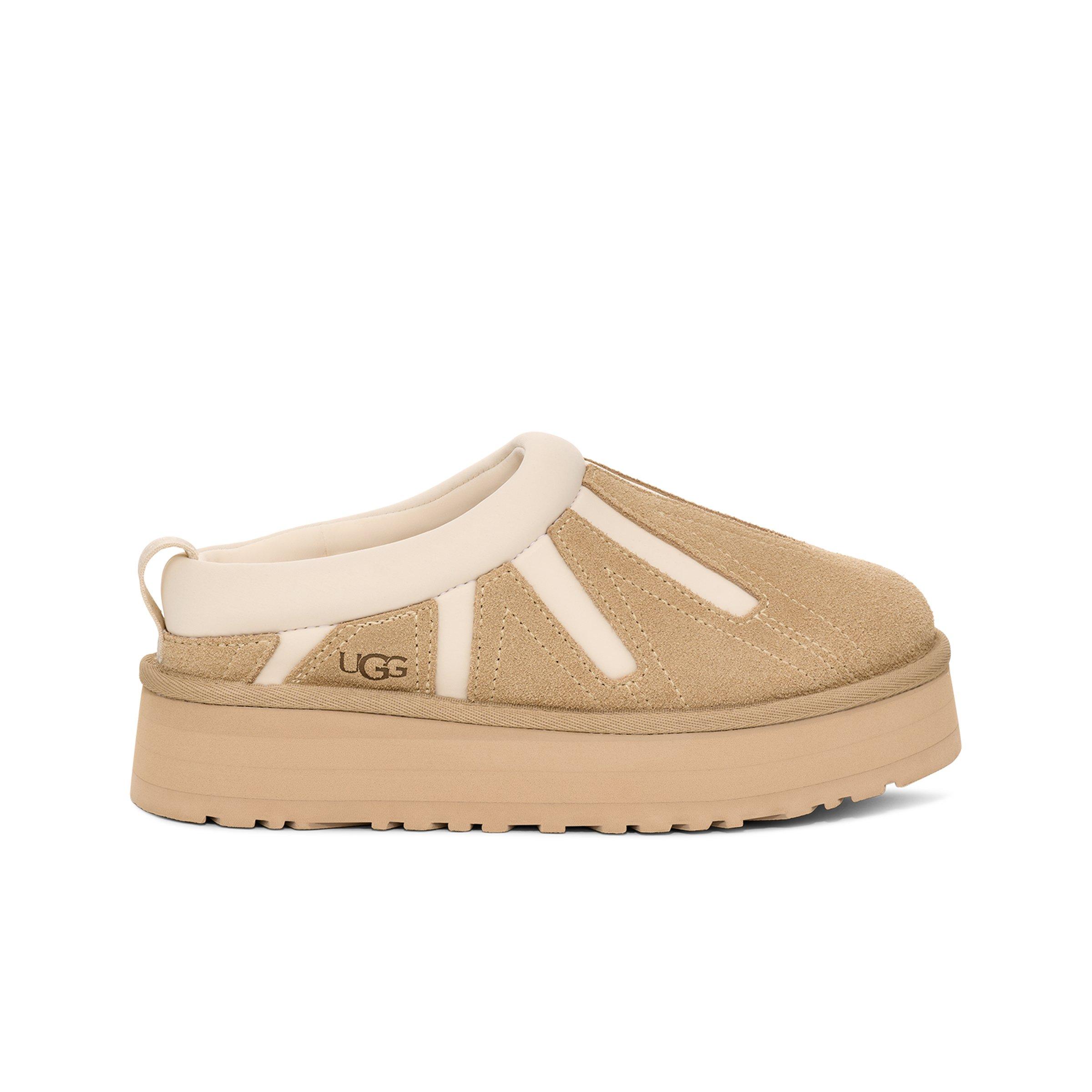 UGG Tazz Sunwave Women's Platform Suede Slipper - Mustard Seed