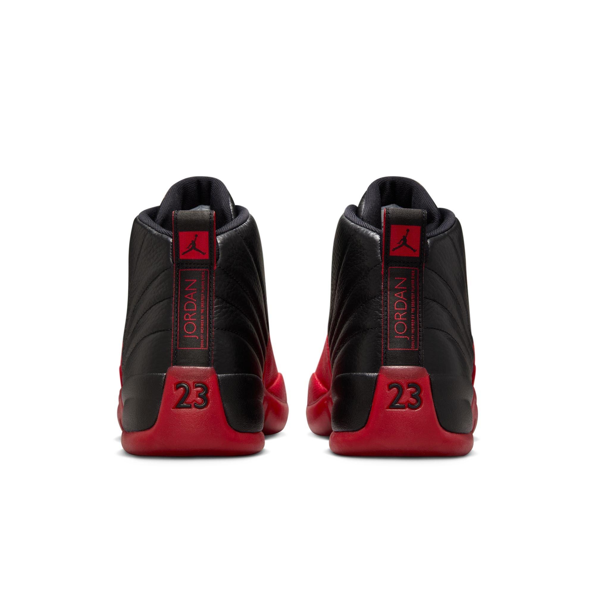 Jordan 12 Retro "Black and Varsity Red" Men's Shoe