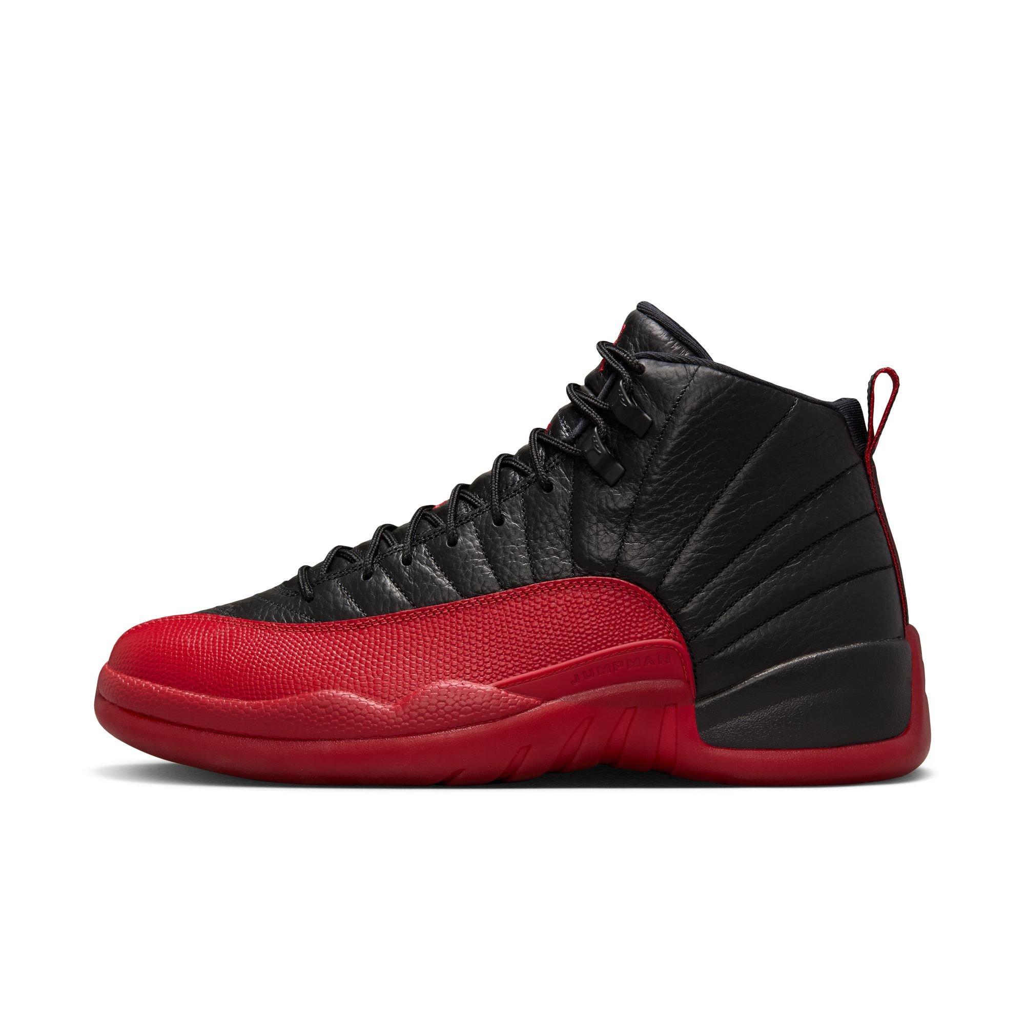 Jordan 12 Retro "Black and Varsity Red" Men's Shoe