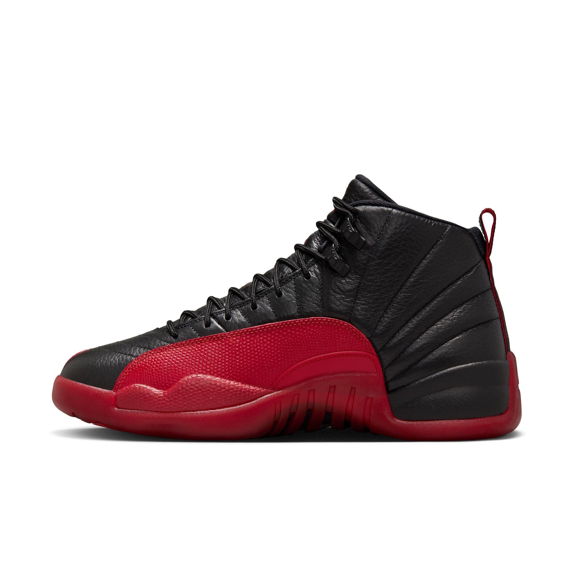 Jordan 12 Retro "Black and Varsity Red" Men's Shoe