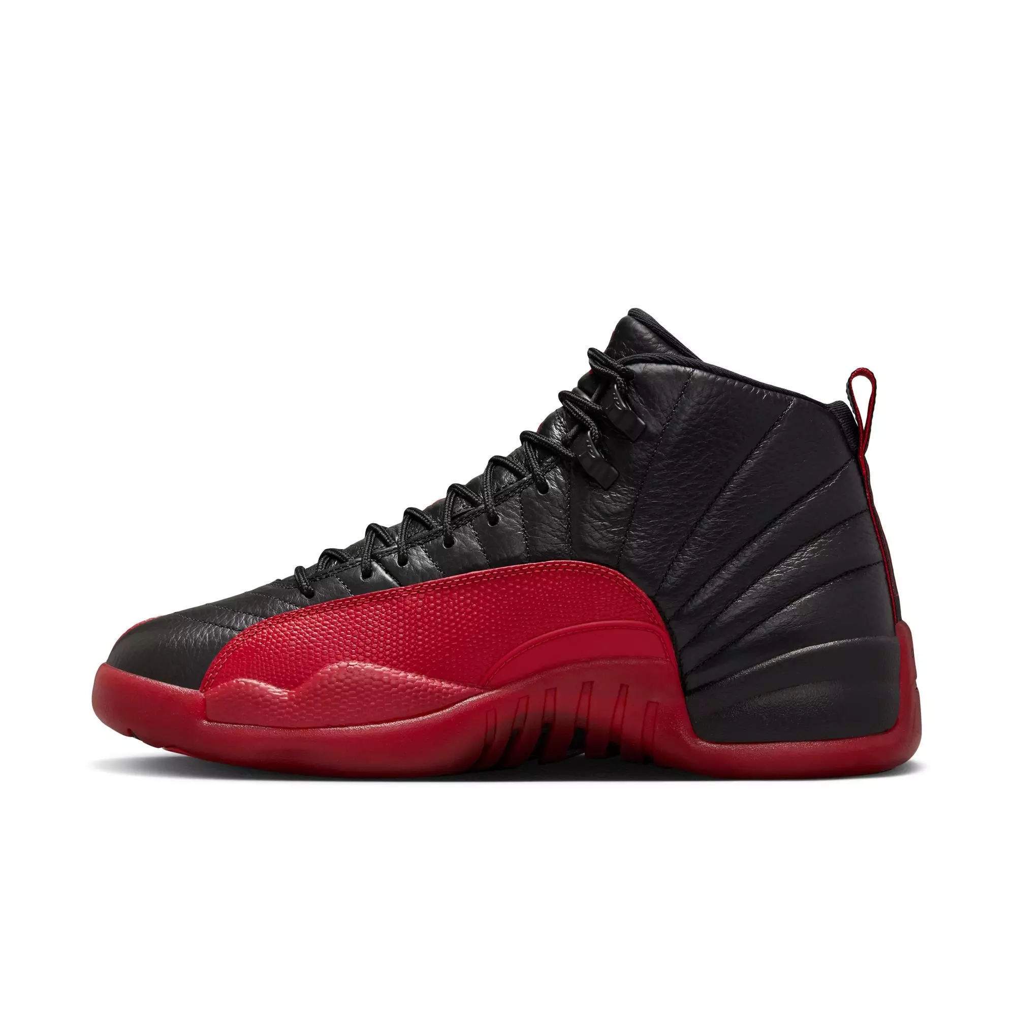 Jordan 12 Retro "Black and Varsity Red" Men's Shoe - BLACK/VARSITY RED