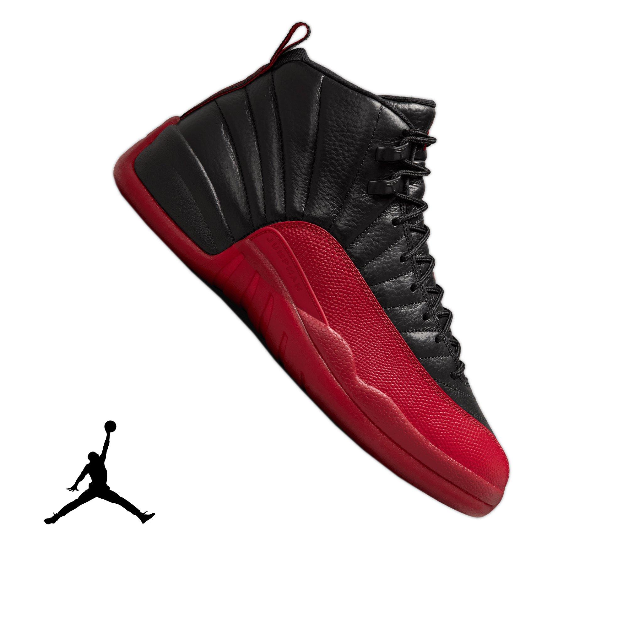 Jordan 12 Retro "Black and Varsity Red" Men's Shoe - BLACK/VARSITY RED