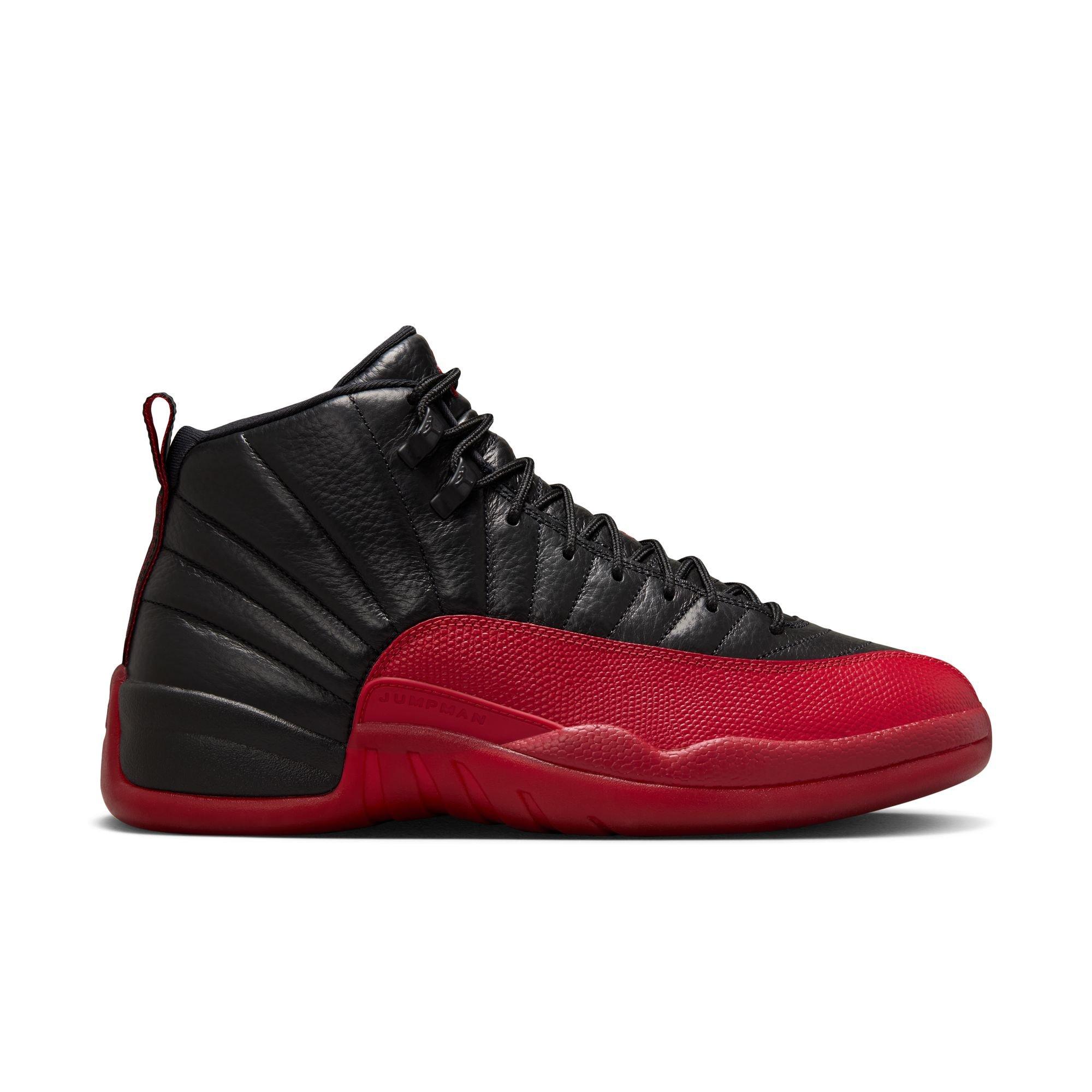 Jordan 12 Retro "Black and Varsity Red" Men's Shoe