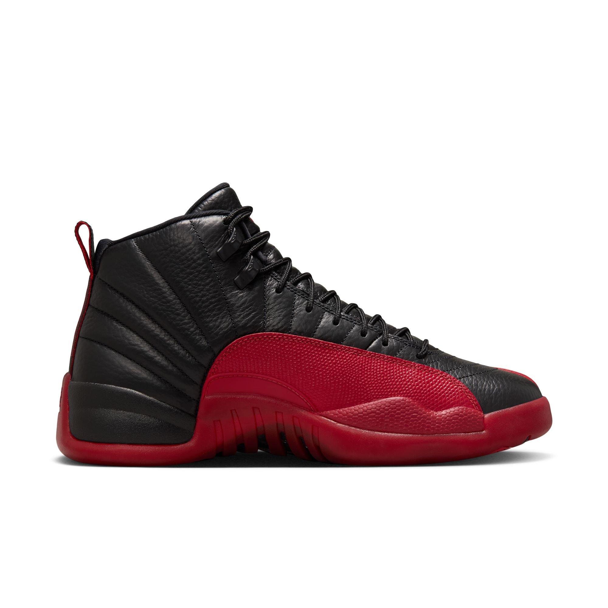 Jordan 12 Retro "Black and Varsity Red" Men's Shoe