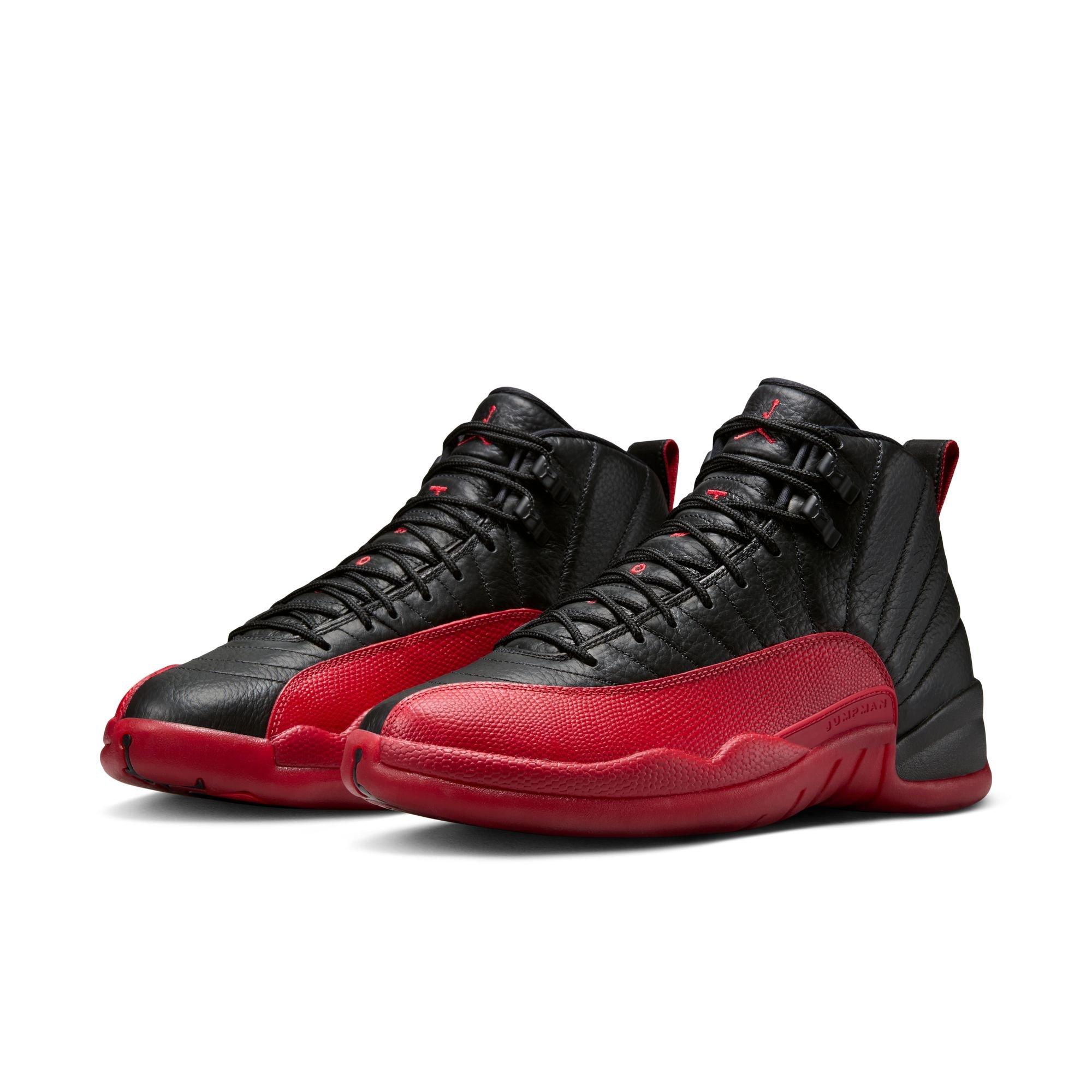 Jordan 12 Retro "Black and Varsity Red" Men's Shoe