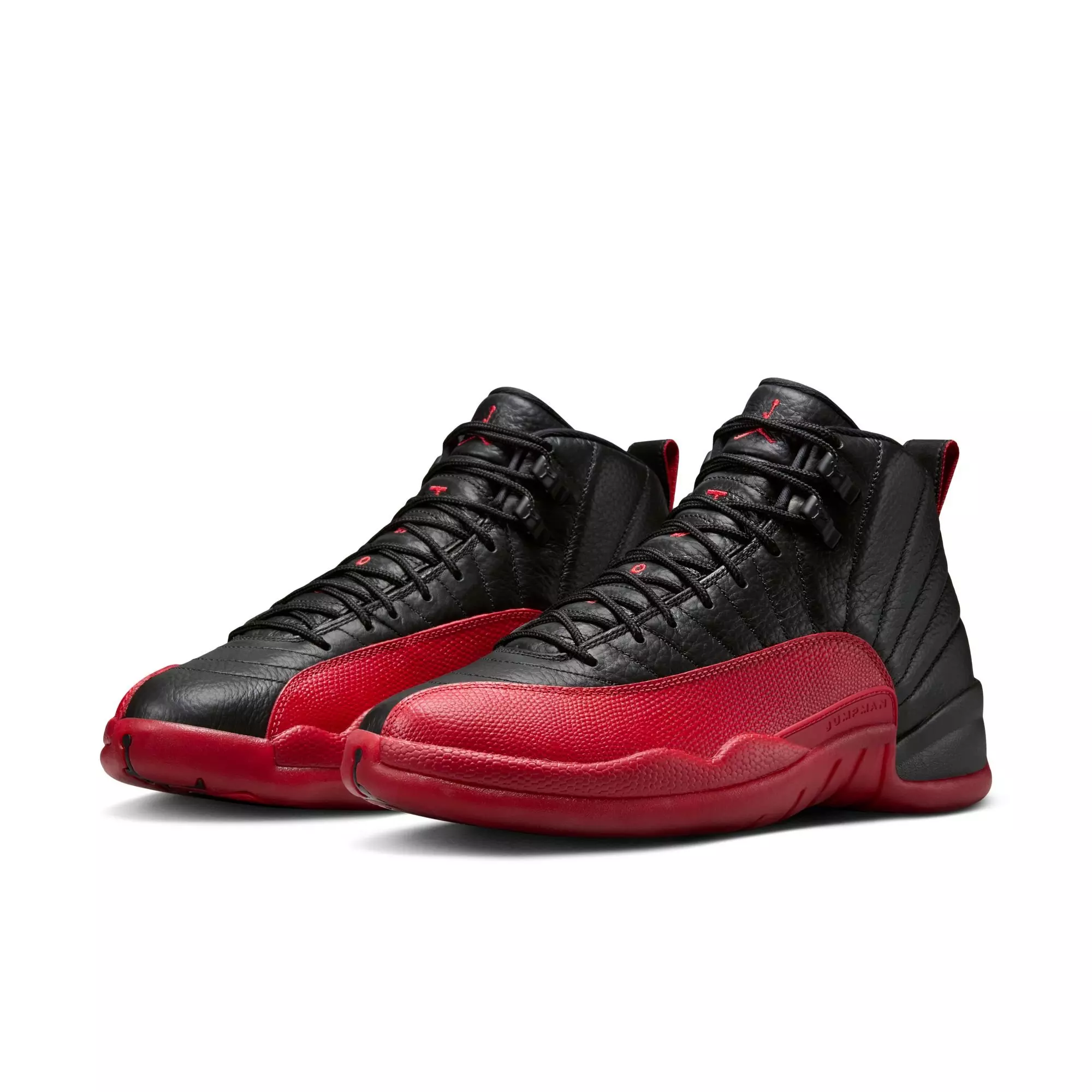 Jordan 12 Retro "Black and Varsity Red" Men's Shoe - BLACK/VARSITY RED
