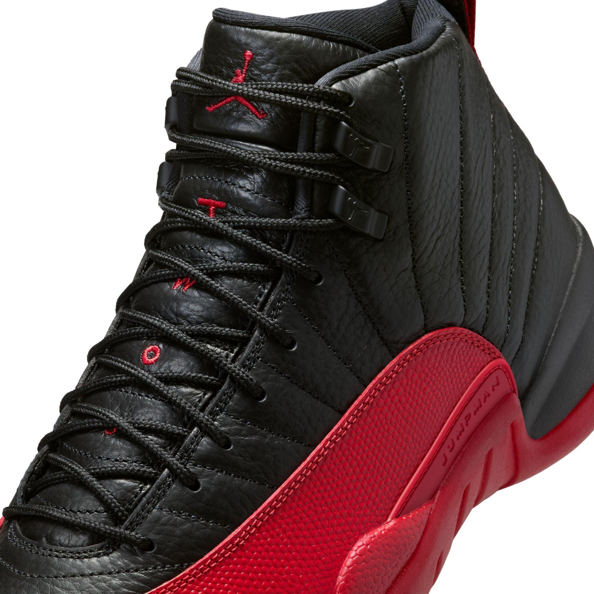 Jordan 12 Retro "Black and Varsity Red" Men's Shoe