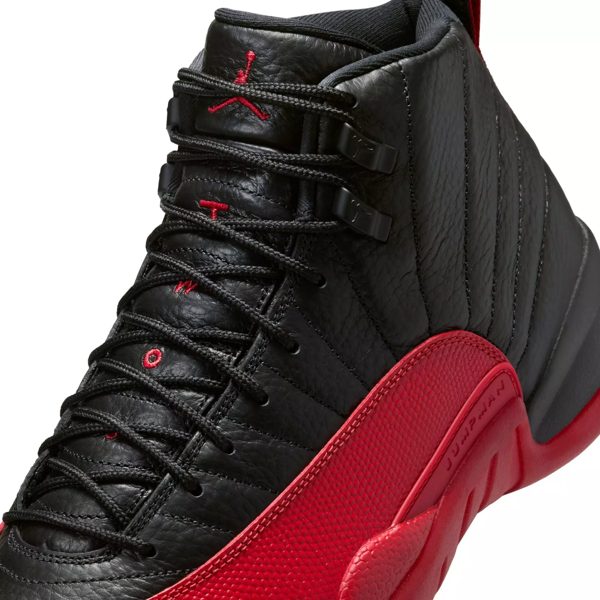 Jordan 12 Retro "Black and Varsity Red" Men's Shoe - BLACK/VARSITY RED