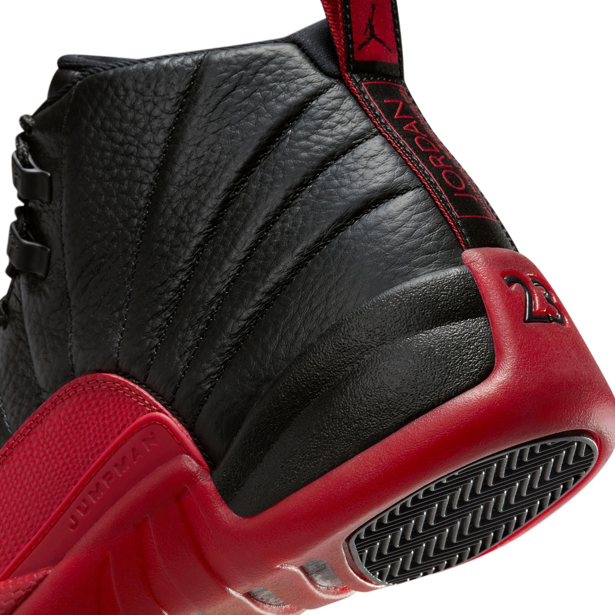 Jordan 12 Retro "Black and Varsity Red" Men's Shoe