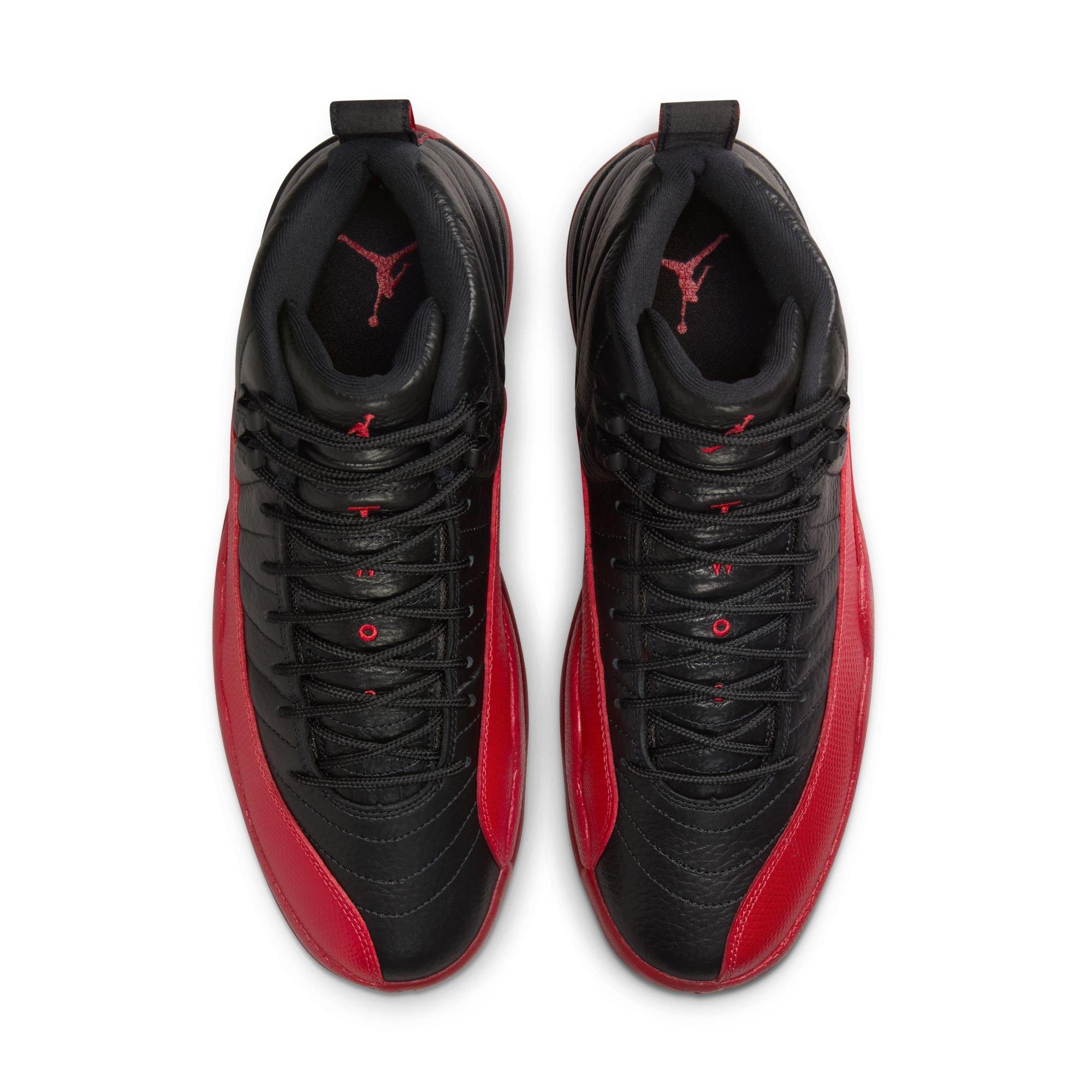 Jordan 12 Retro "Black and Varsity Red" Men's Shoe