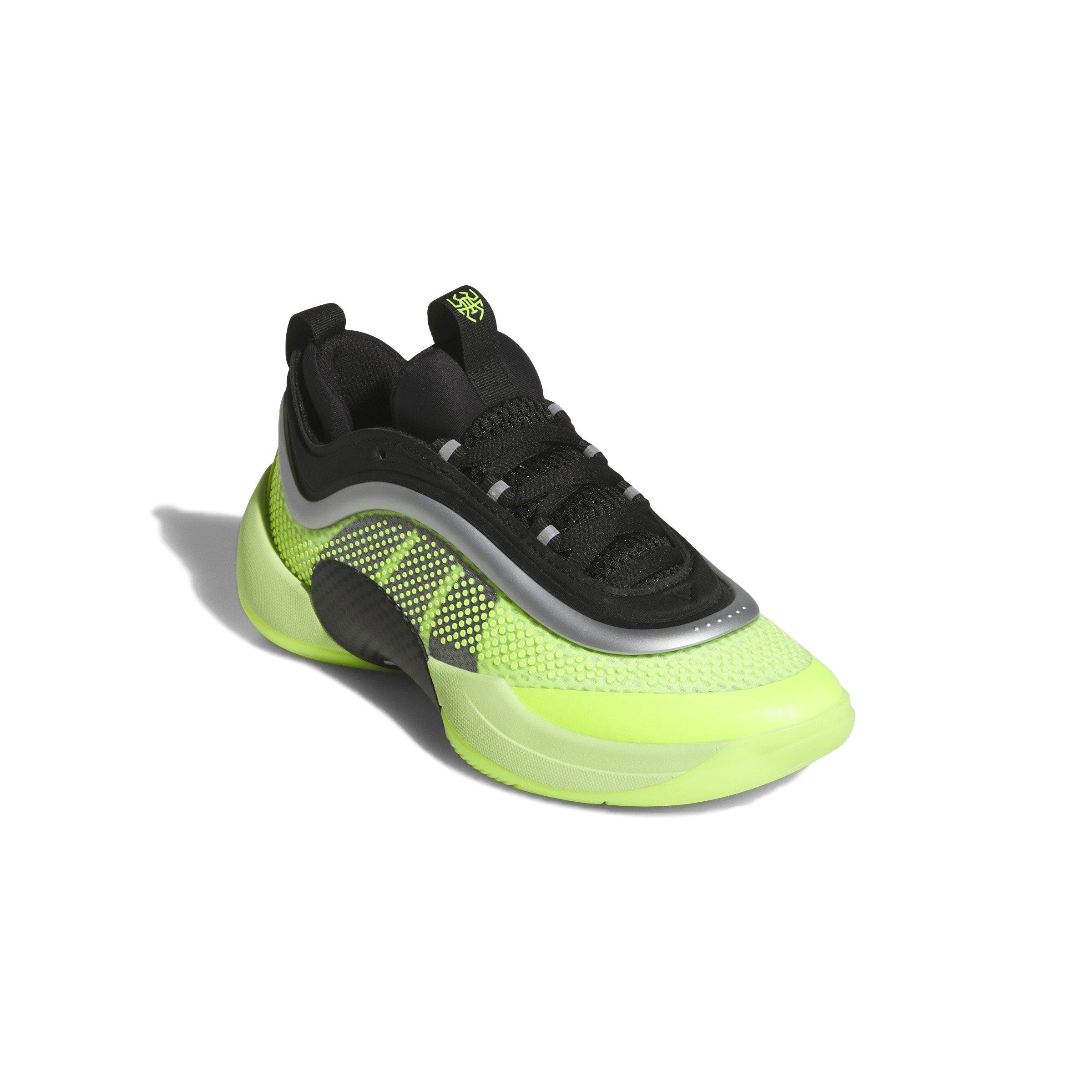 adidas D.O.N. Issue 6 "Black/Green" Grade School Kids' Basketball Shoe