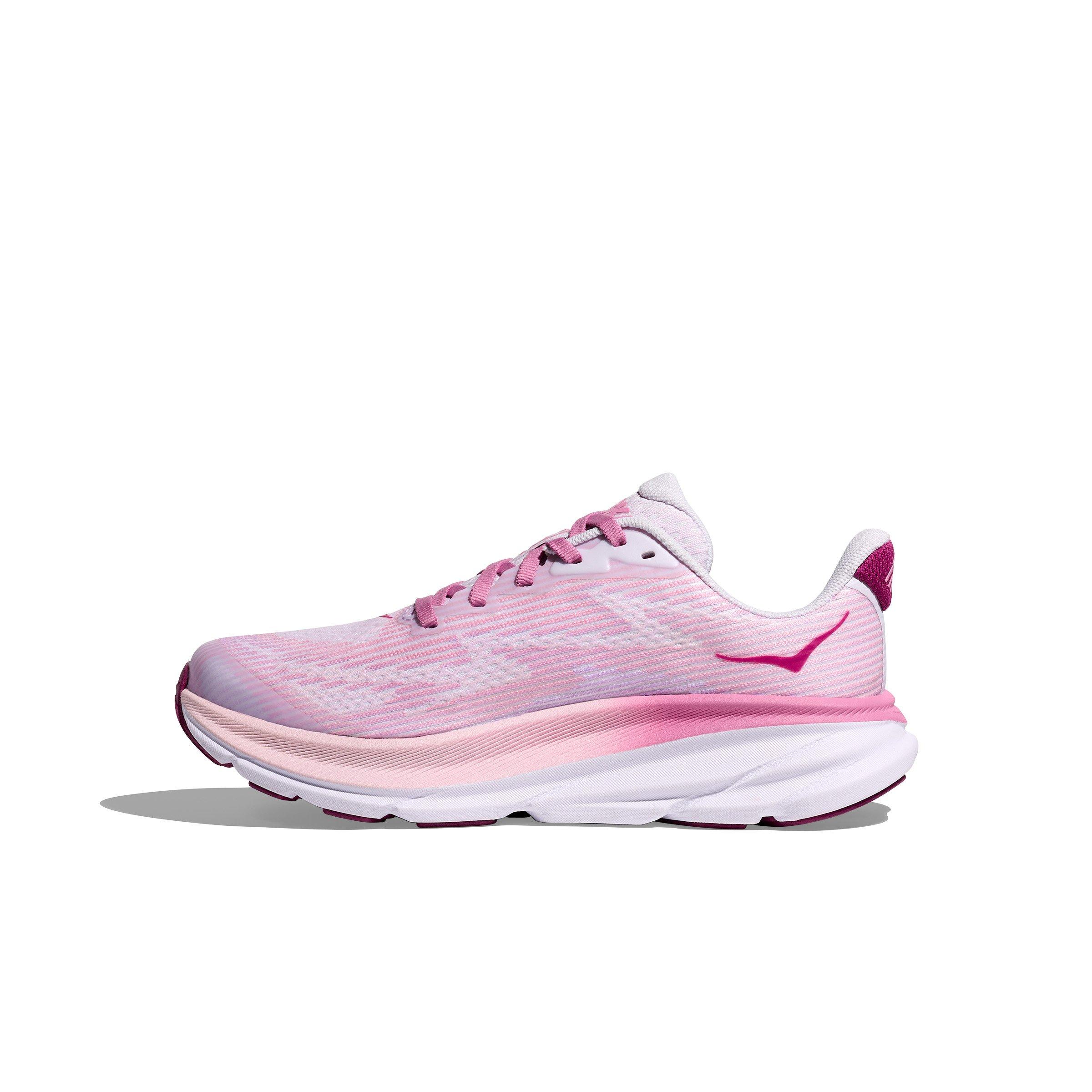 Hoka Clifton 9 Grade School Girls' "Starlight Glow" Running Shoe
