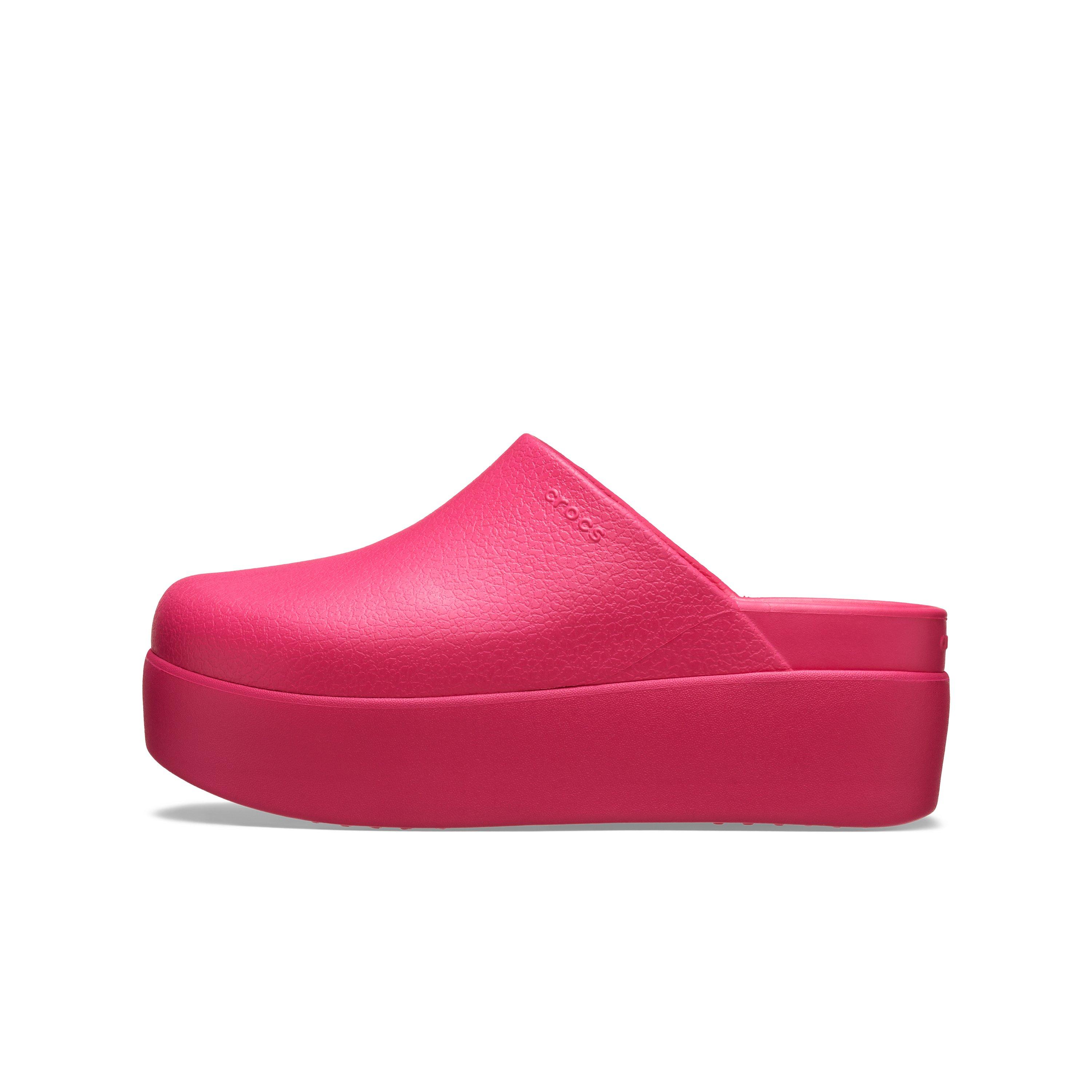 Crocs Dylan Platform "Dragon Fruit" Women's Clog - PINK Thumbnail View 2