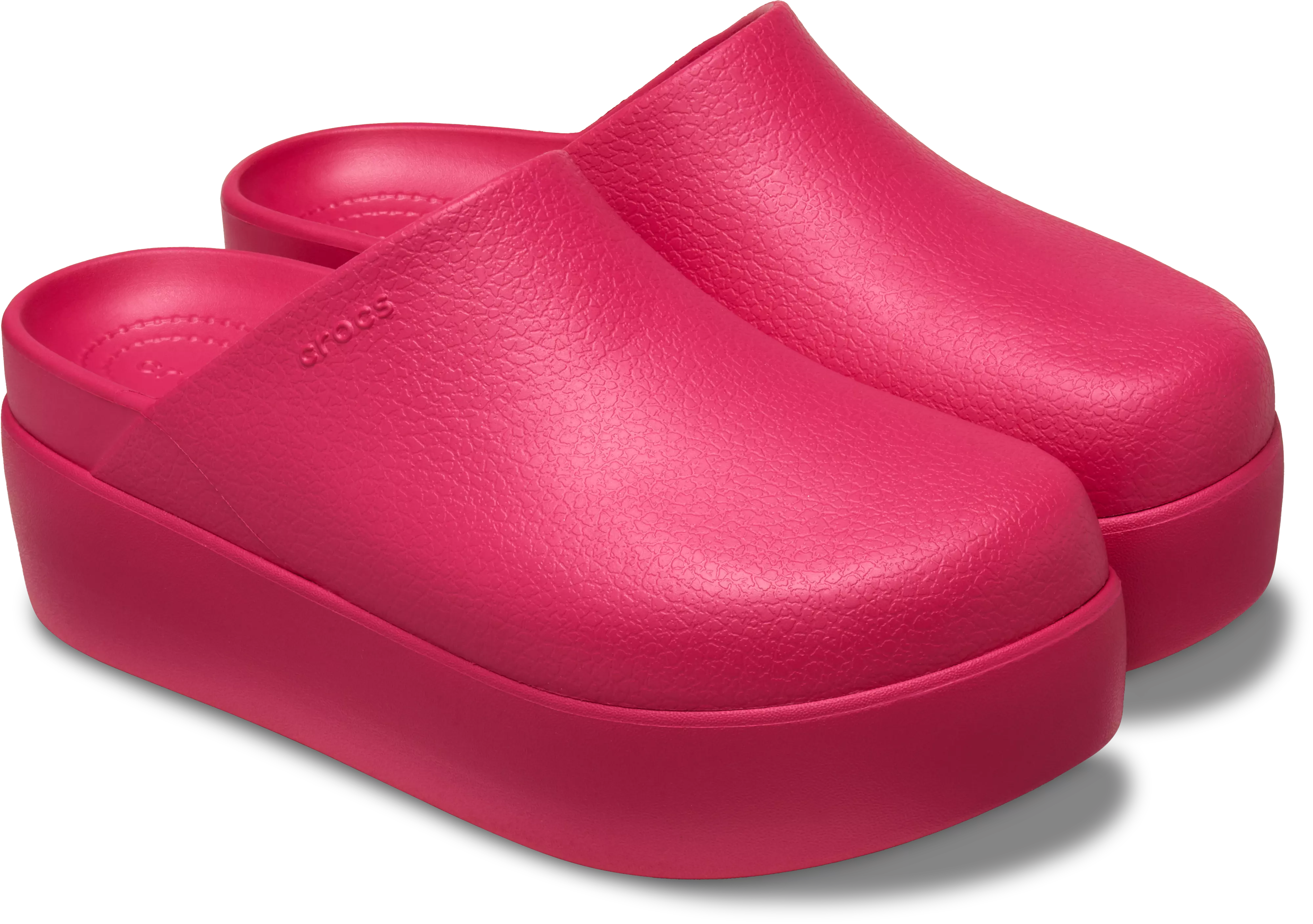 Crocs Dylan Platform "Dragon Fruit" Women's Clog - PINK