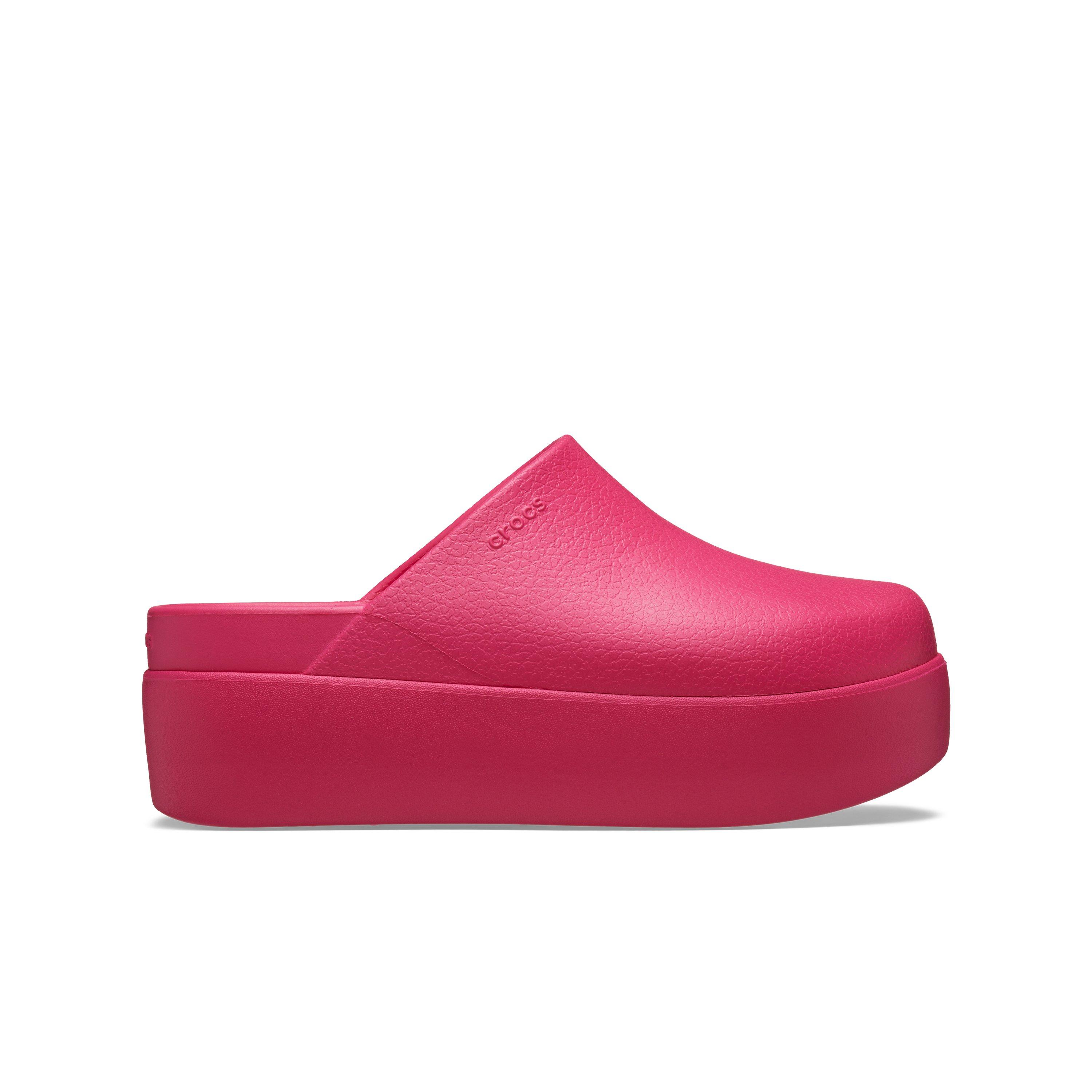 Crocs Dylan Platform "Dragon Fruit" Women's Clog - PINK Thumbnail View 1