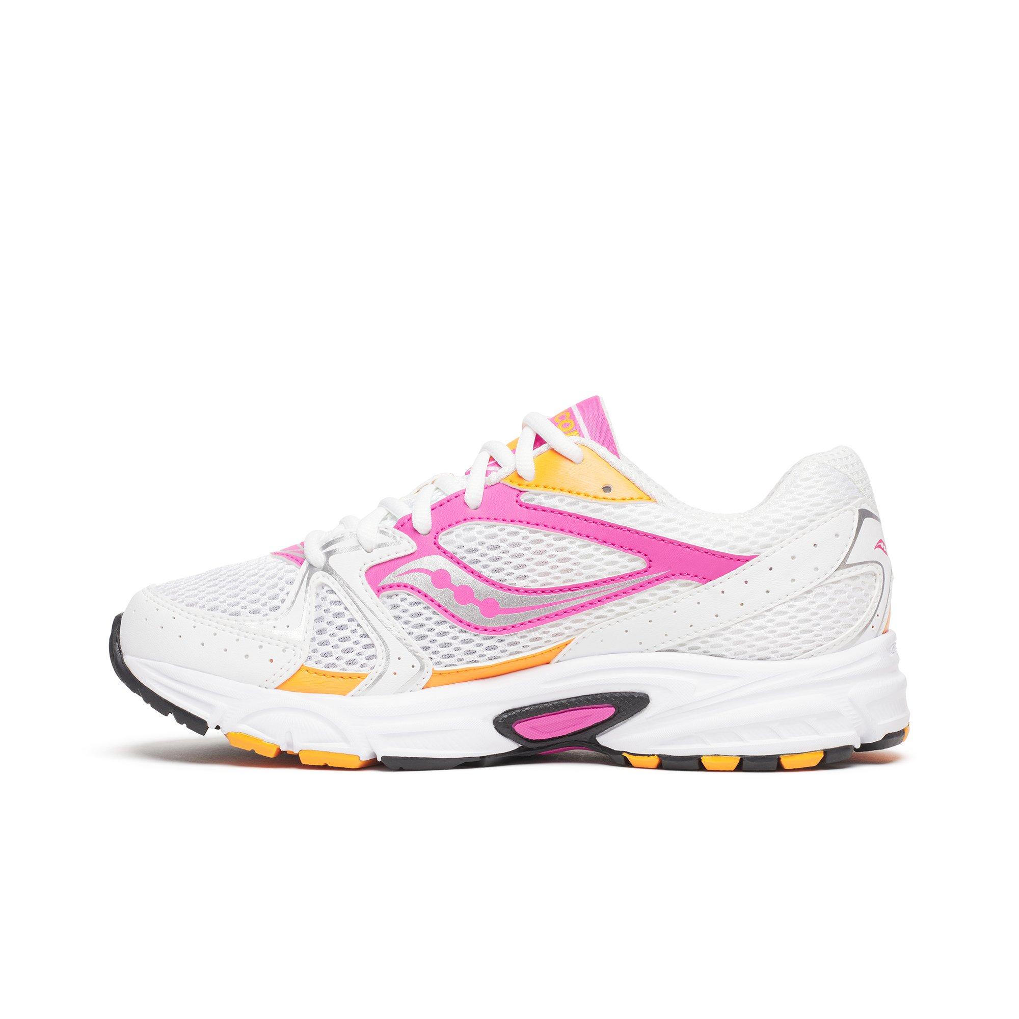 Saucony Ride Millennium "White/Pink/Orange" Unisex Shoe - WHITE/MULTI Thumbnail View 2