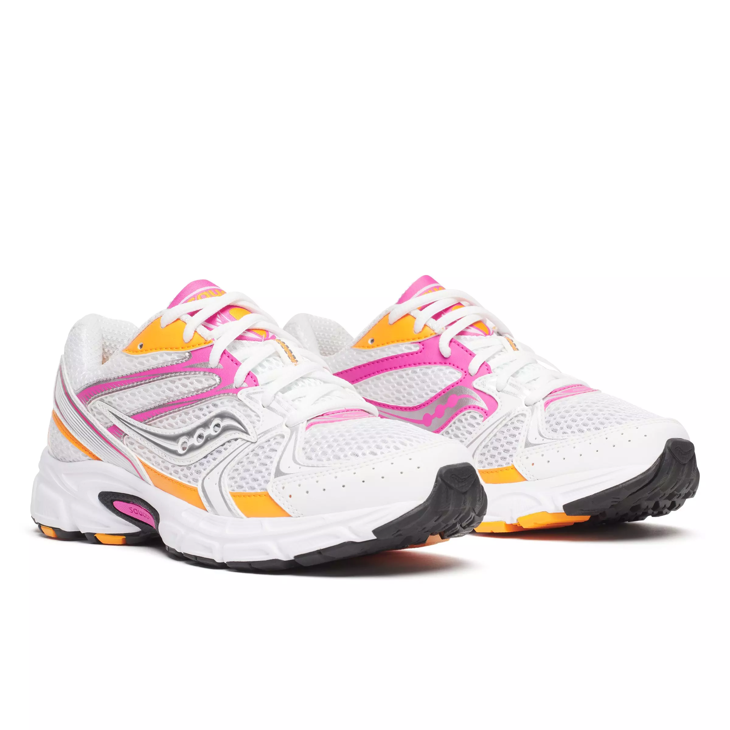 Saucony Ride Millennium "White/Pink/Orange" Unisex Shoe - WHITE/MULTI