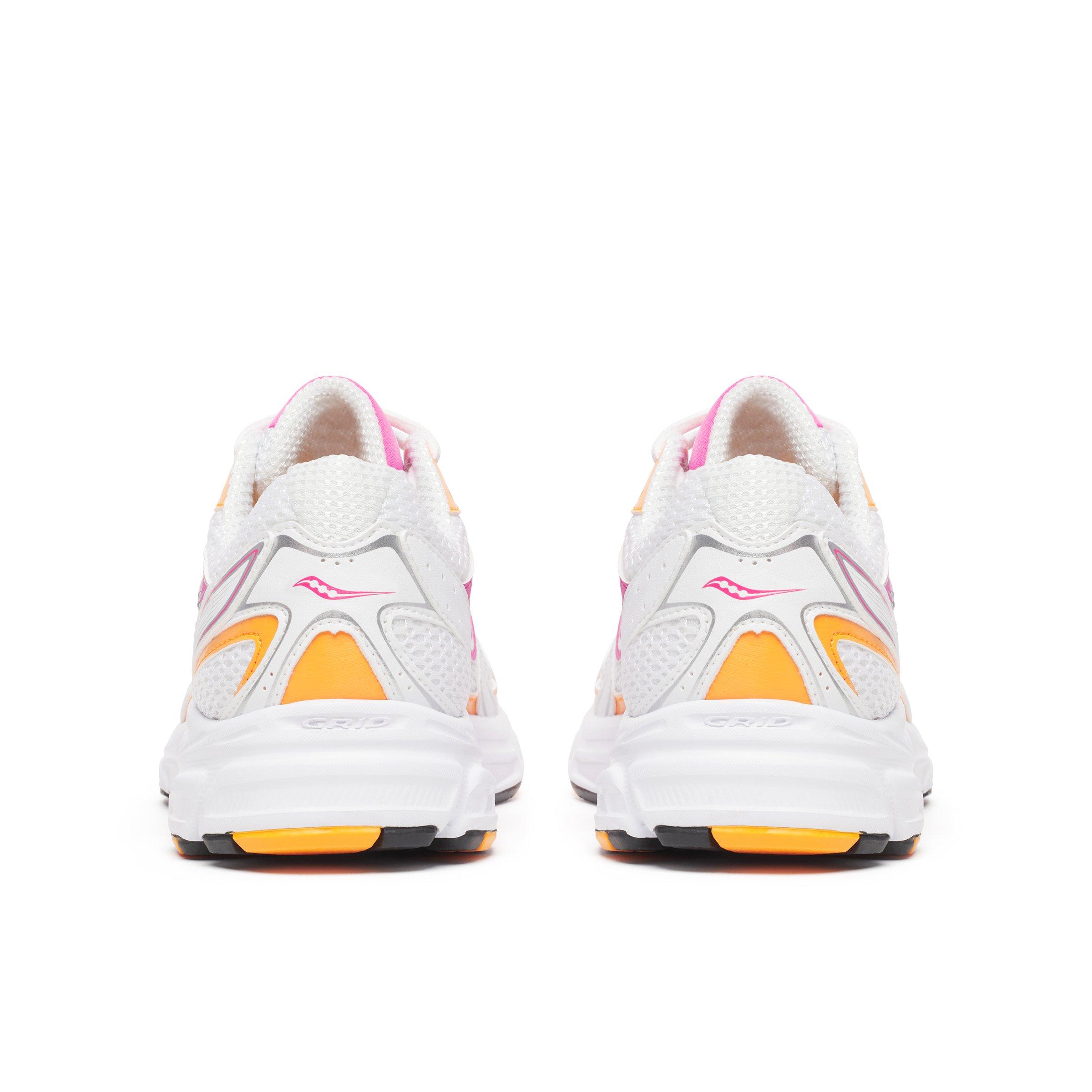 Saucony Ride Millennium "White/Pink/Orange" Unisex Shoe - WHITE/MULTI Thumbnail View 4