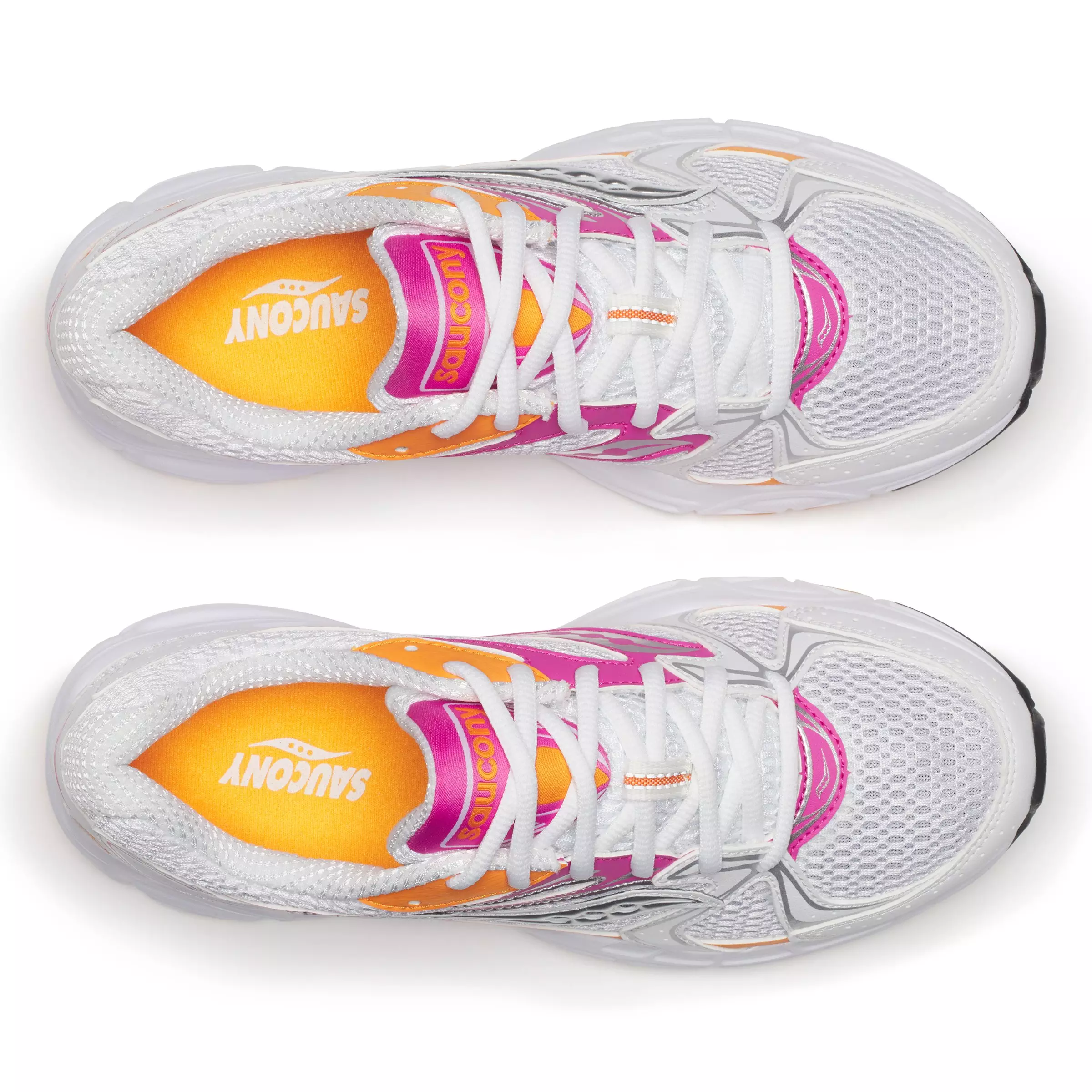 Saucony Ride Millennium "White/Pink/Orange" Unisex Shoe - WHITE/MULTI