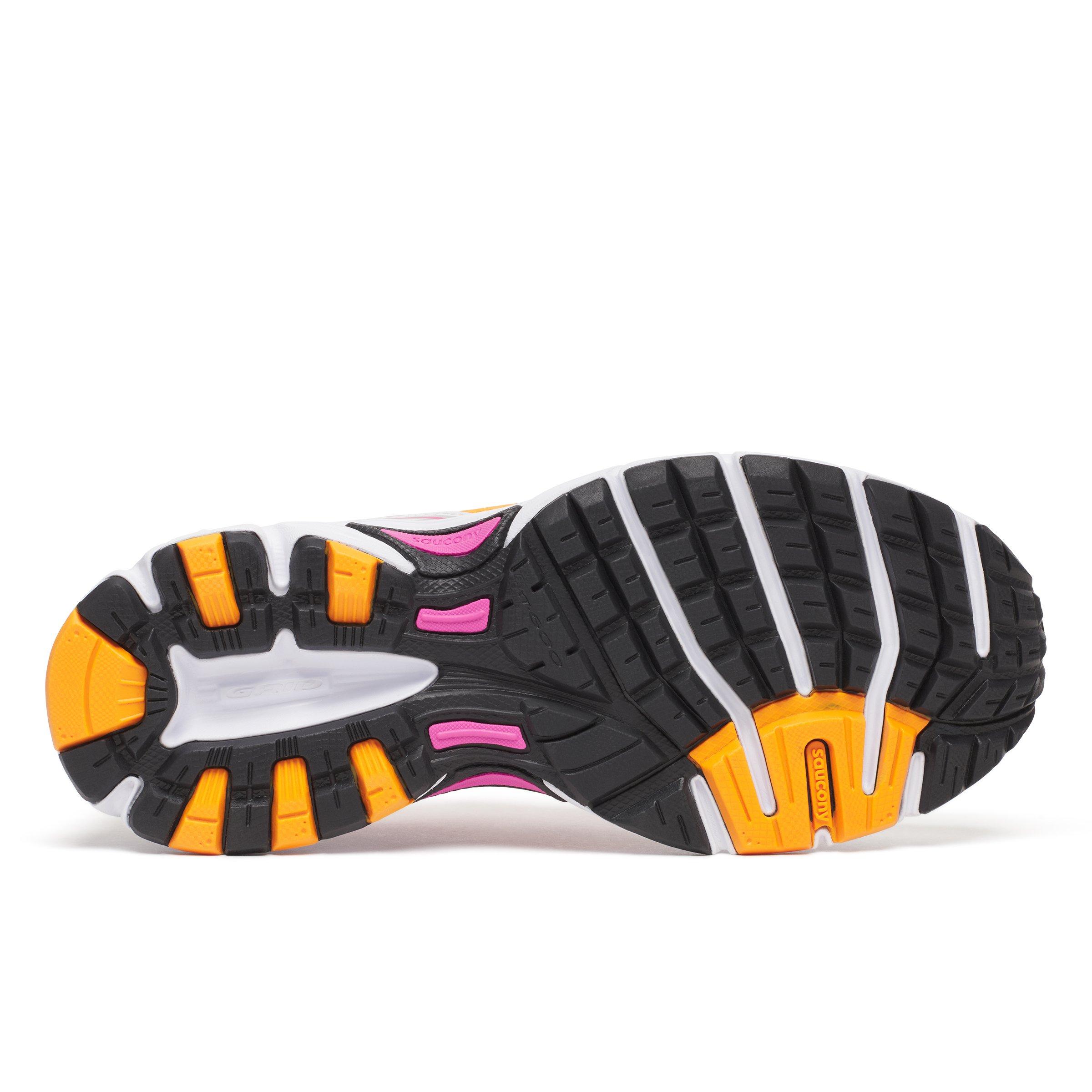 Saucony Ride Millennium "White/Pink/Orange" Unisex Shoe - WHITE/MULTI Thumbnail View 6