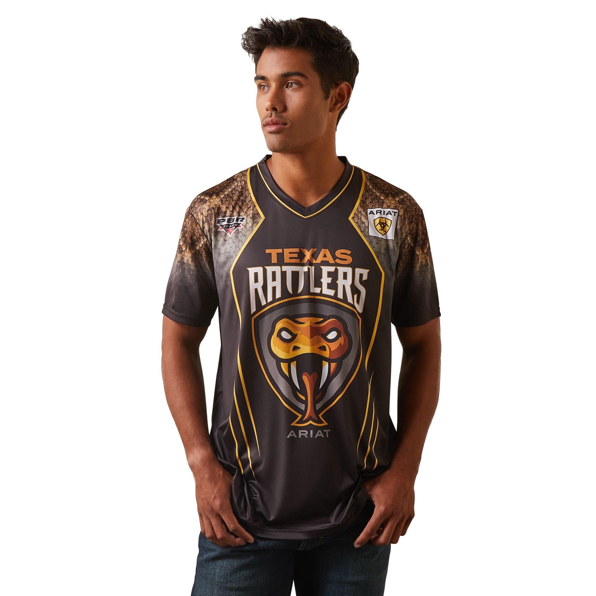 Ariat Men's Rattlers Fan Jersey - BLACK Thumbnail View 1