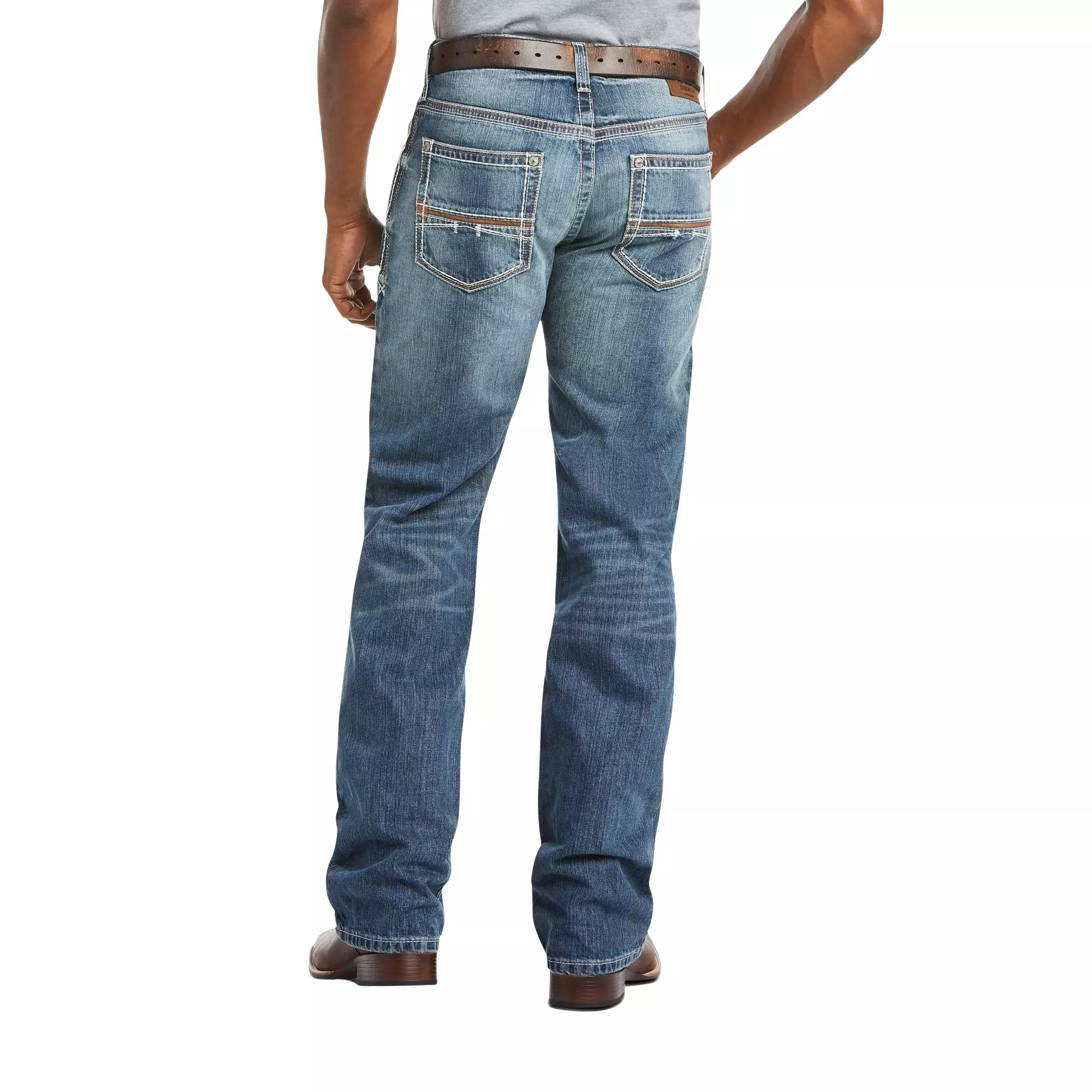 Ariat Men's M4 Coltrane Durango Relaxed Fit Jeans - BLUE