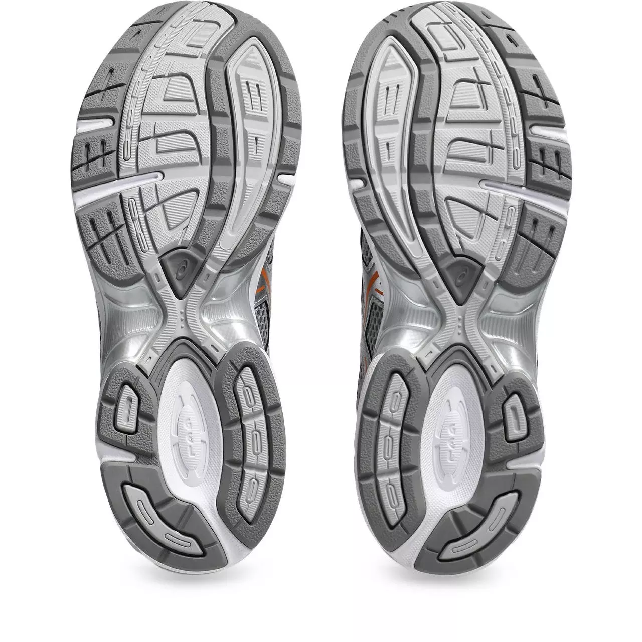 ASICS GEL-1130 "Cement Grey/Rust Orange" Unisex Shoe - GREY/ORANGE