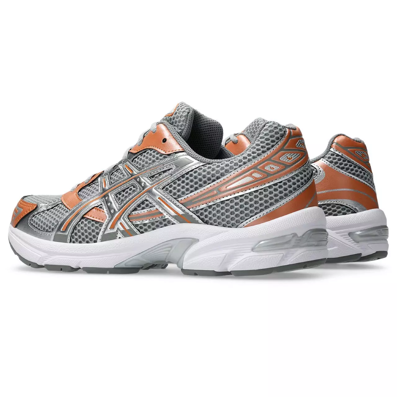 ASICS GEL-1130 "Cement Grey/Rust Orange" Unisex Shoe - GREY/ORANGE