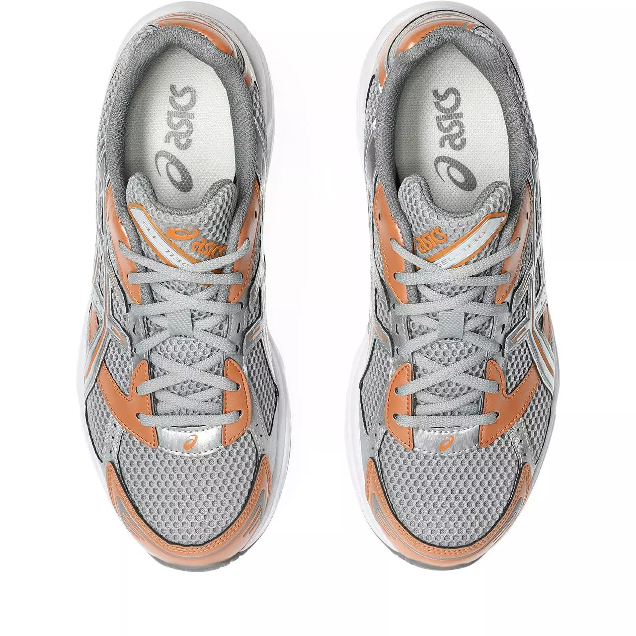ASICS GEL-1130 "Cement Grey/Rust Orange" Unisex Shoe - GREY/ORANGE