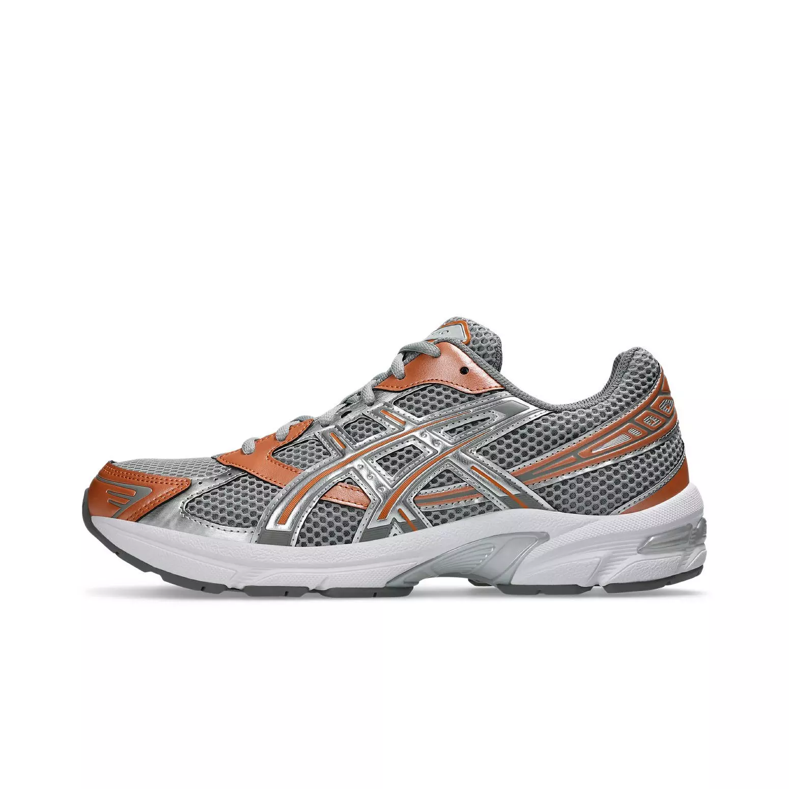 ASICS GEL-1130 "Cement Grey/Rust Orange" Unisex Shoe - GREY/ORANGE