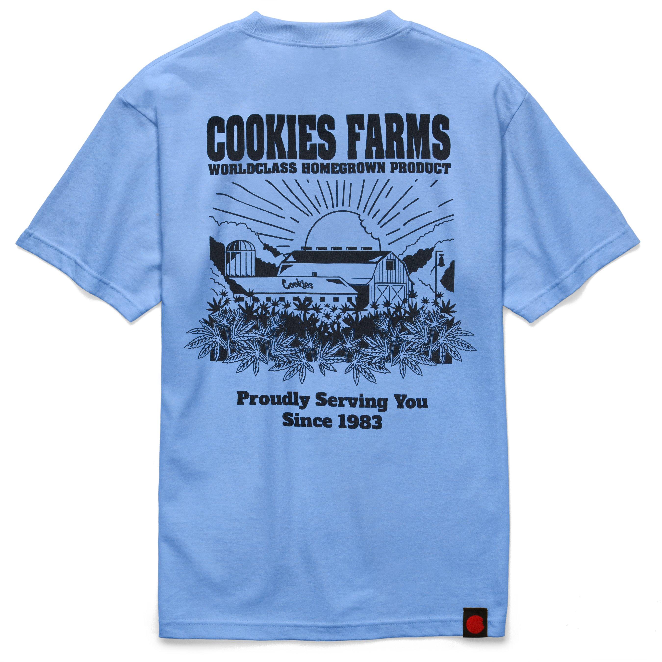 Cookies Men's Farms Tee - CAROLINA BLUE Thumbnail View 2