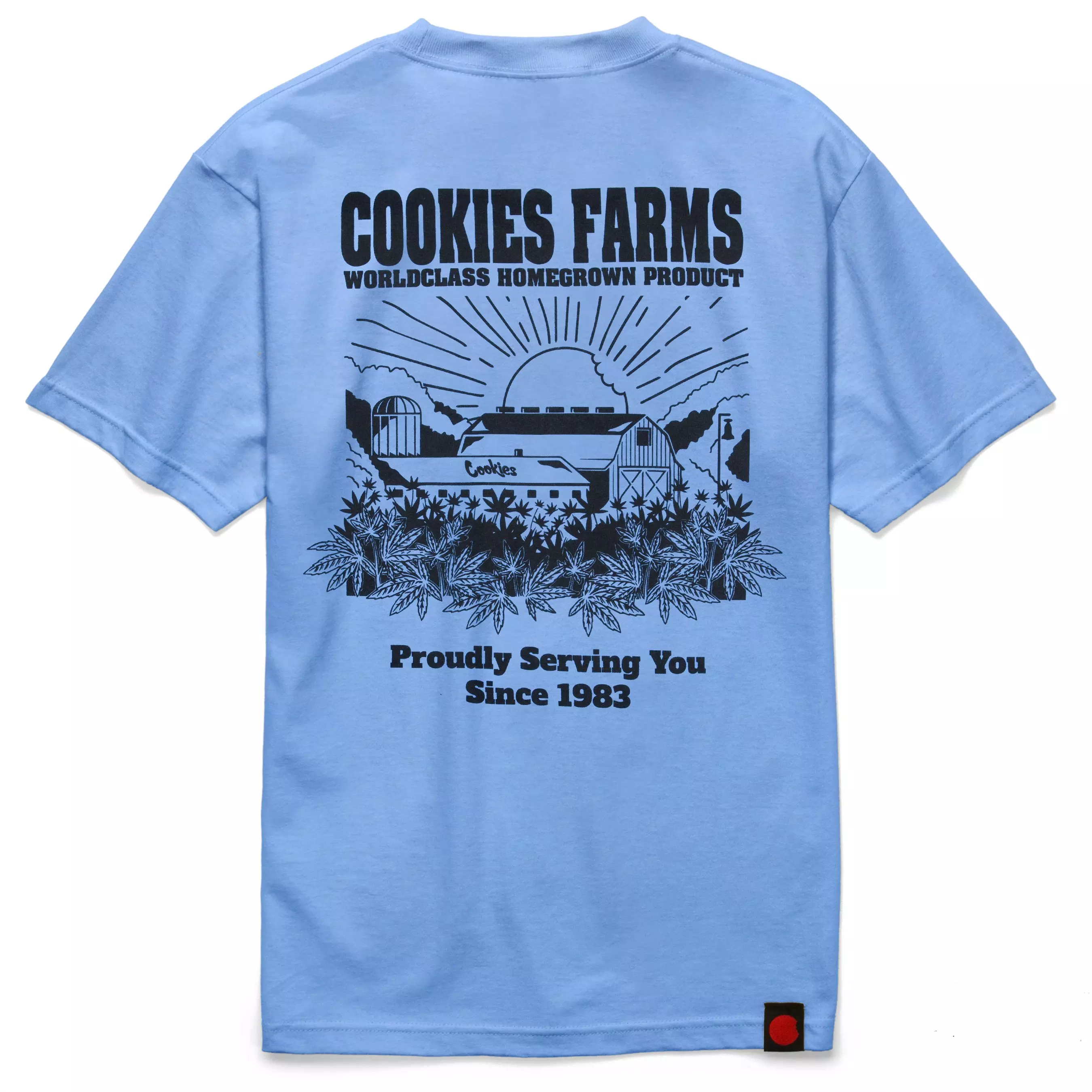 Cookies Men's Farms Tee - CAROLINA BLUE