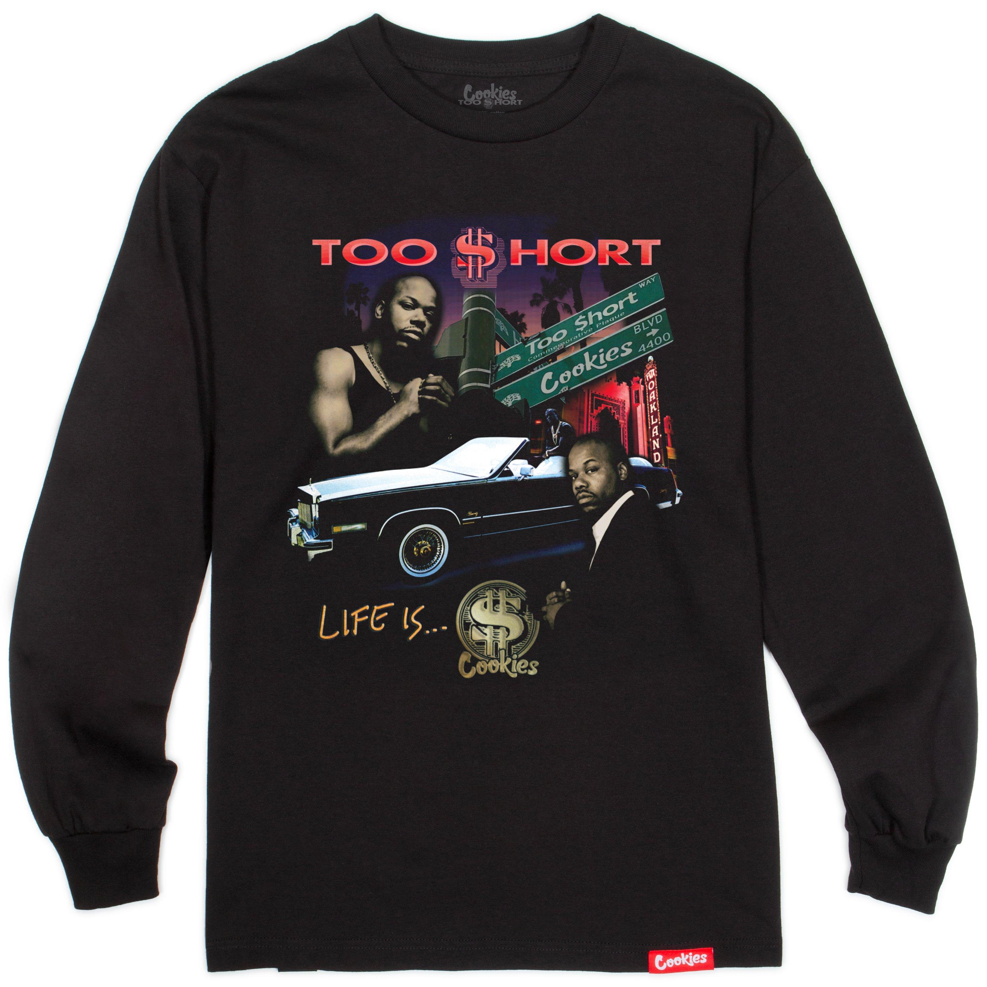 Cookies Men's Too $hort Rap Collage Long-Sleeve Tee