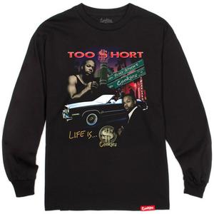 Cookies Men's Too $hort Rap Collage Long-Sleeve Tee