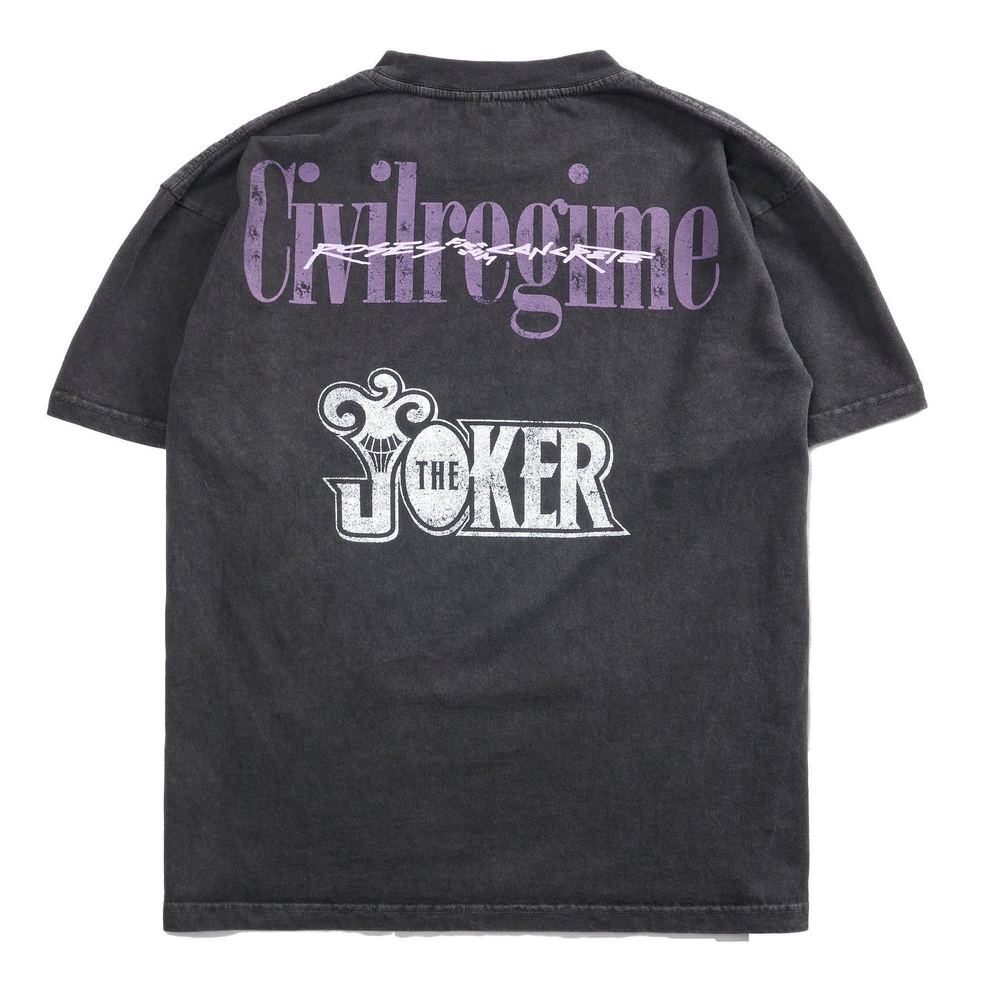 Civil Regime Men's Joker Last Laugh SST Tee - BLACK Thumbnail View 2