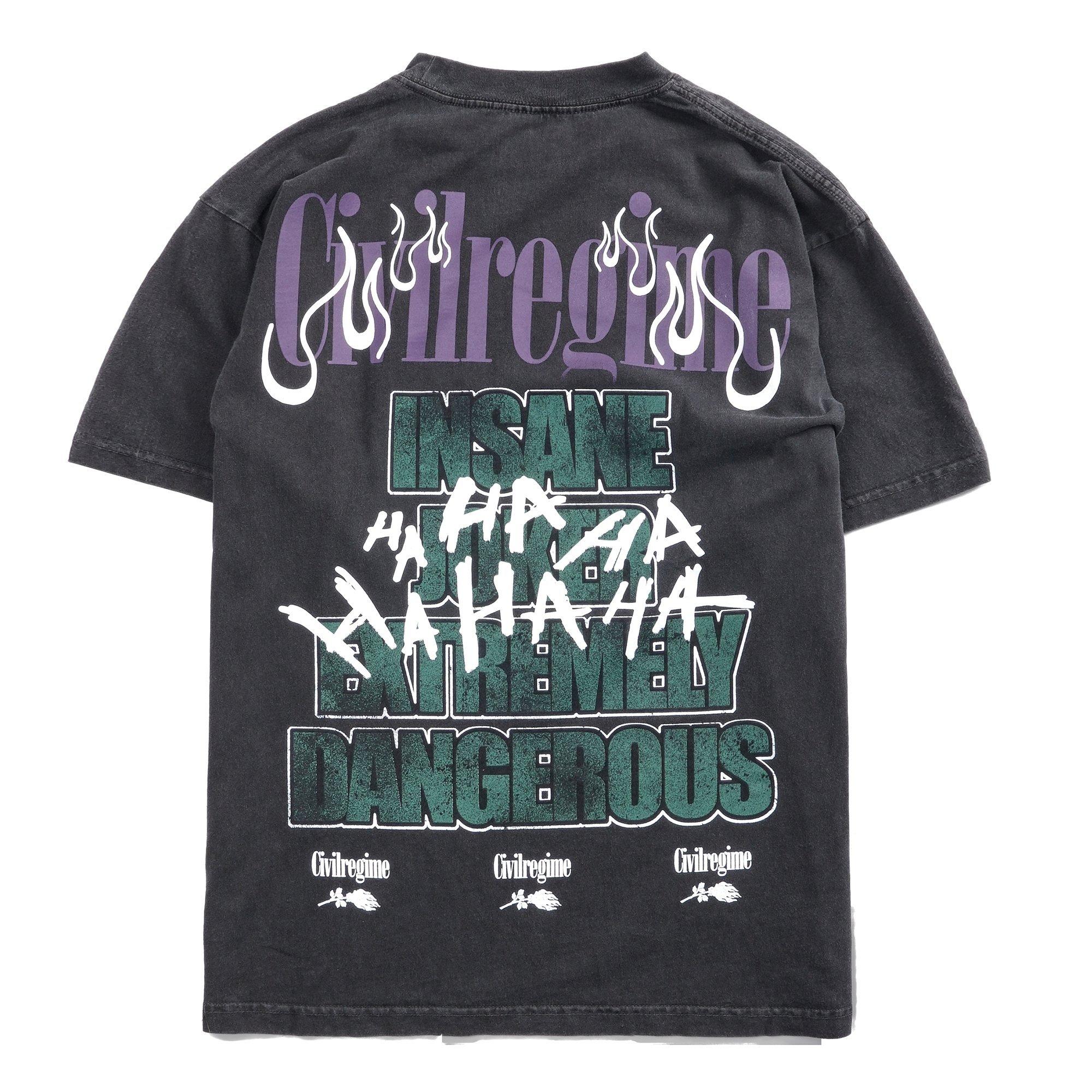 Civil Regime Men's Joker Why So Serious? SST Tee - BLACK Thumbnail View 2