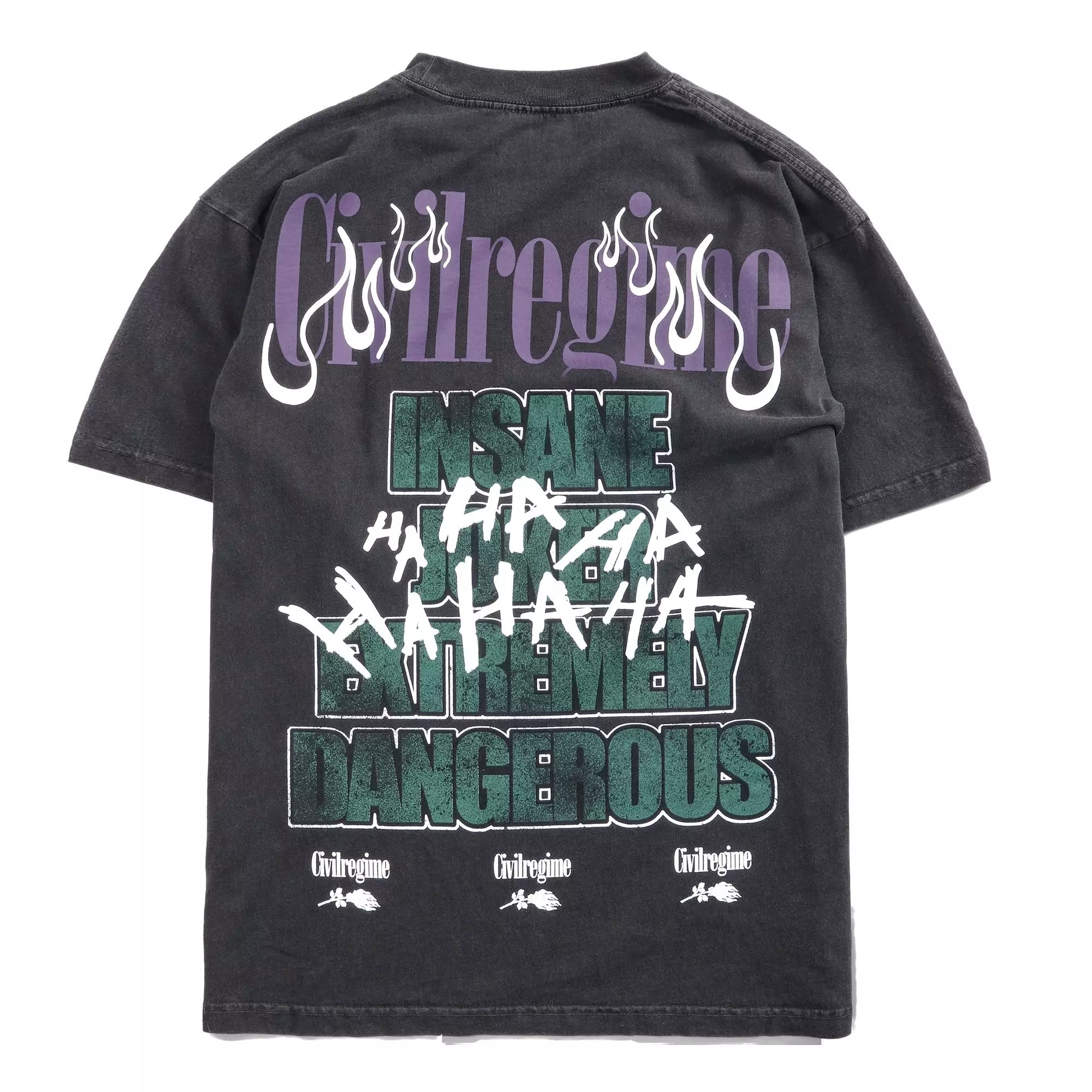 Civil Regime Men's Joker Why So Serious? SST Tee - BLACK