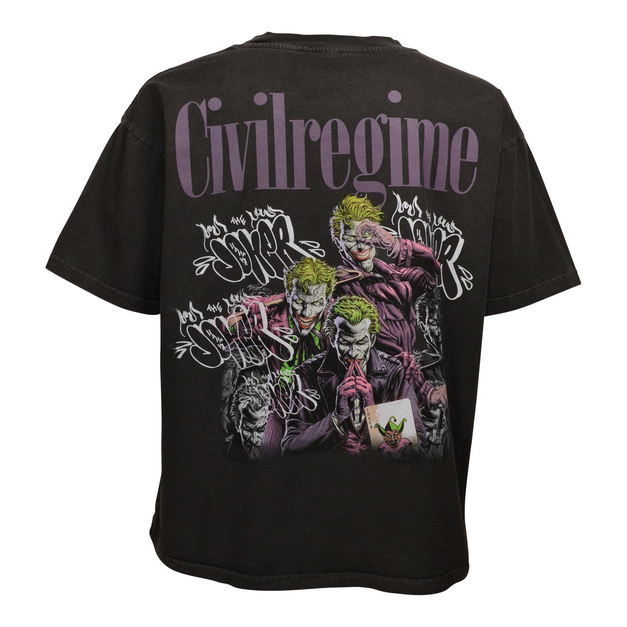 Civil Regime Men's Joker SST Tee - BLACK Thumbnail View 2