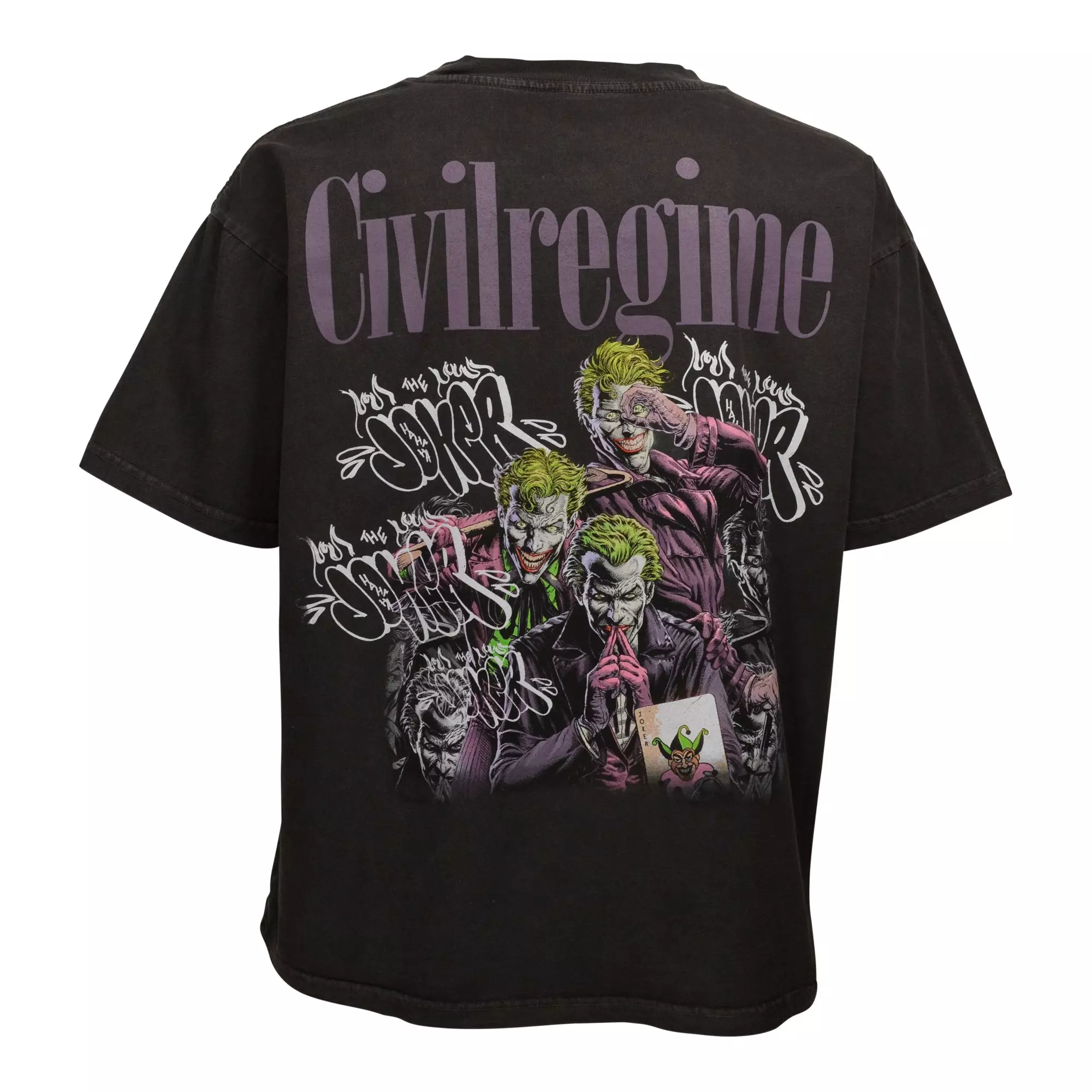 Civil Regime Men's Joker SST Tee - BLACK