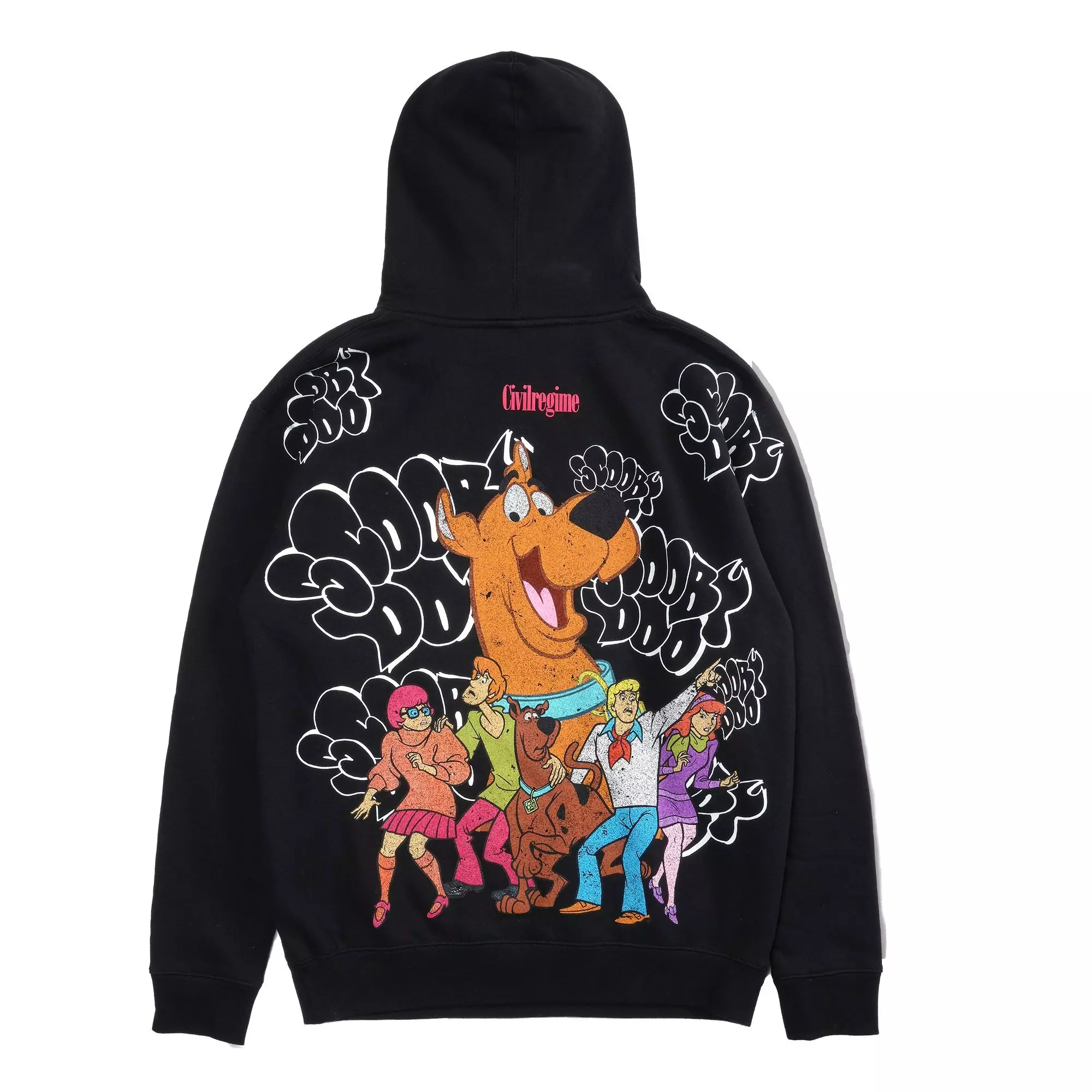 Civil Regime Men's Scooby-Doo Pullover Hoodie - BLACK