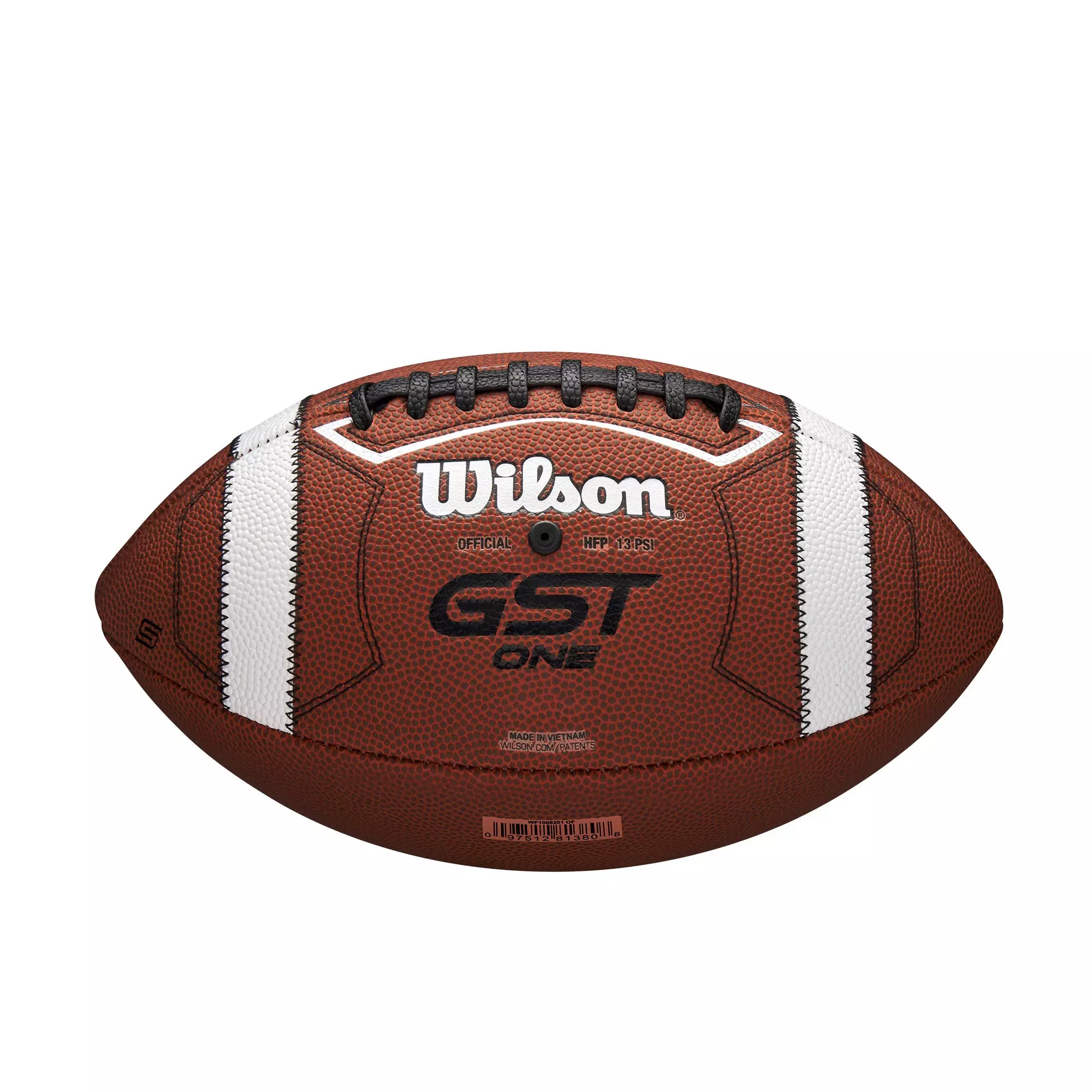 Wilson GST SpeedSkin One Official Football - BROWN