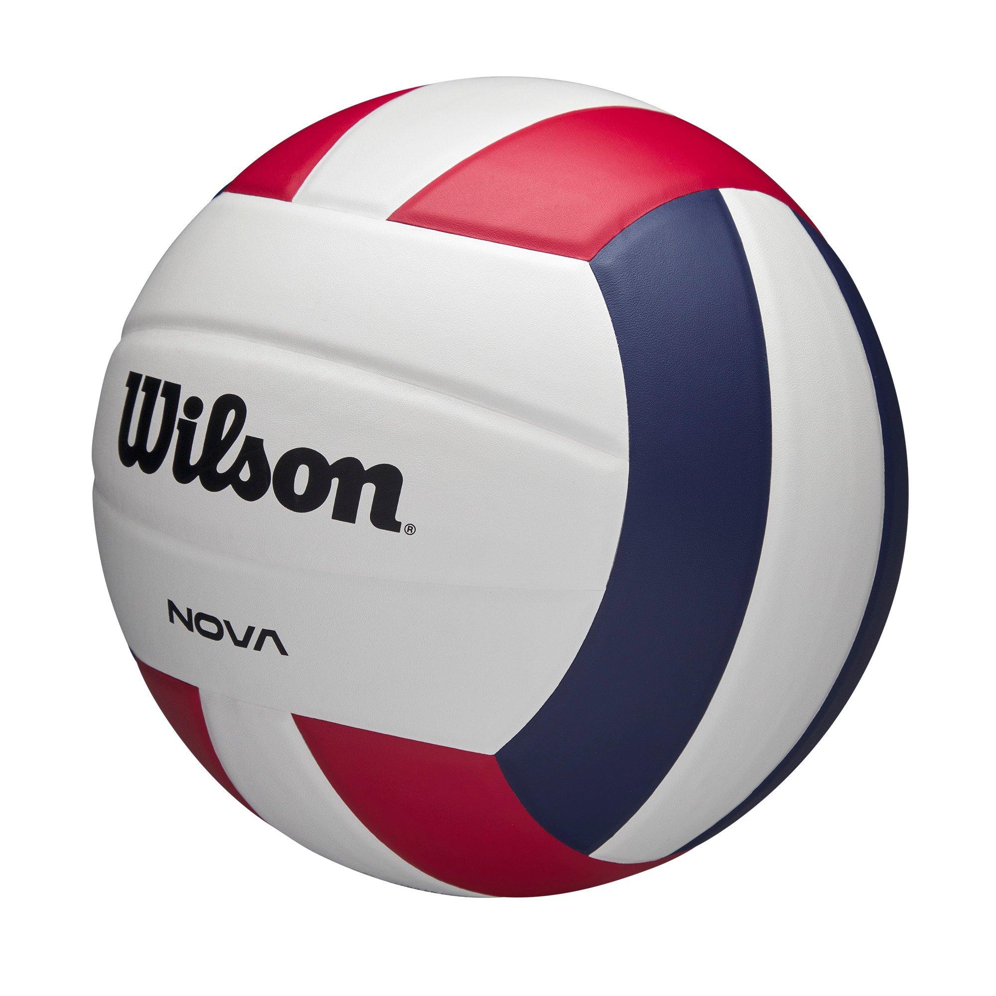 Wilson Nova Red/White/Navy Game Volleyball