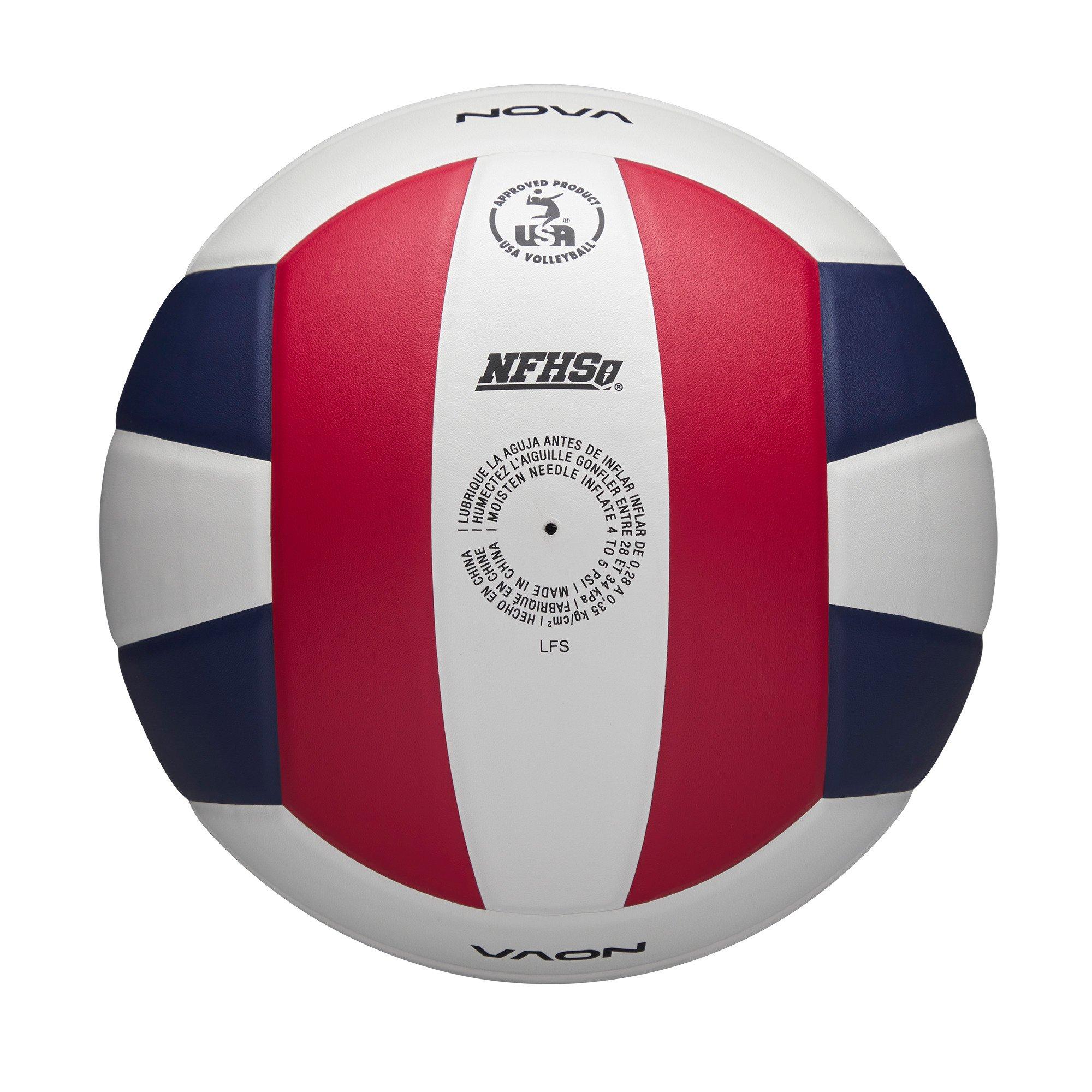 Wilson Nova Red/White/Navy Game Volleyball