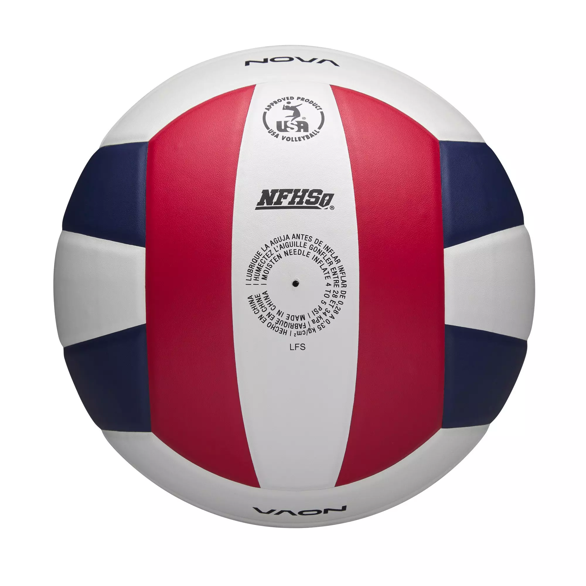 Wilson Nova Game Volleyball - WHITE/RED/NAVY