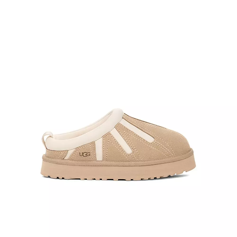 UGG Tazz Sunwave "Mustard Seed" Grade School Girls' Slipper - SAND