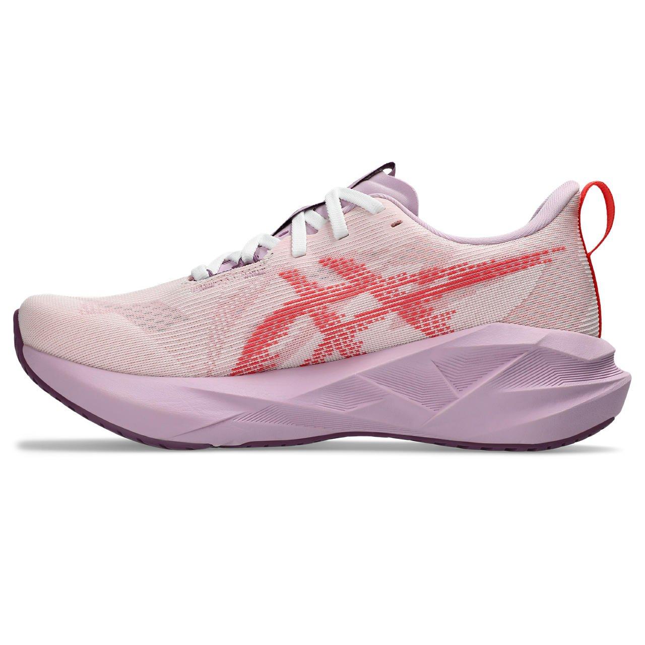 ASICS NOVABLAST 5 "White/Coral Reef" Women's Running Shoe - WHITE/CORAL Thumbnail View 3