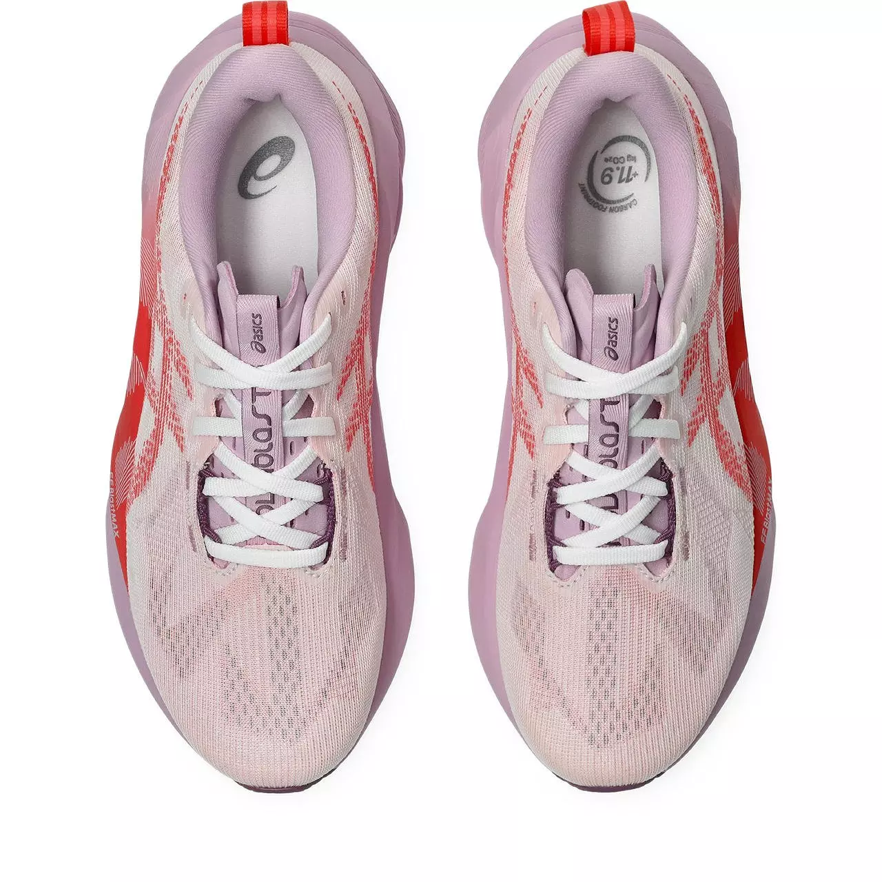 ASICS NOVABLAST 5 "White/Coral Reef" Women's Running Shoe - WHITE/CORAL