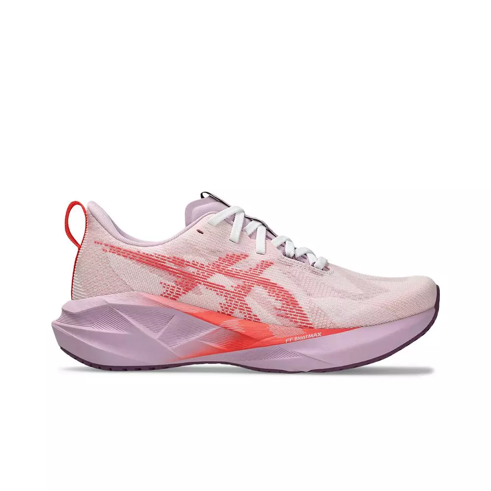 ASICS NOVABLAST 5 "White/Coral Reef" Women's Running Shoe - WHITE/CORAL