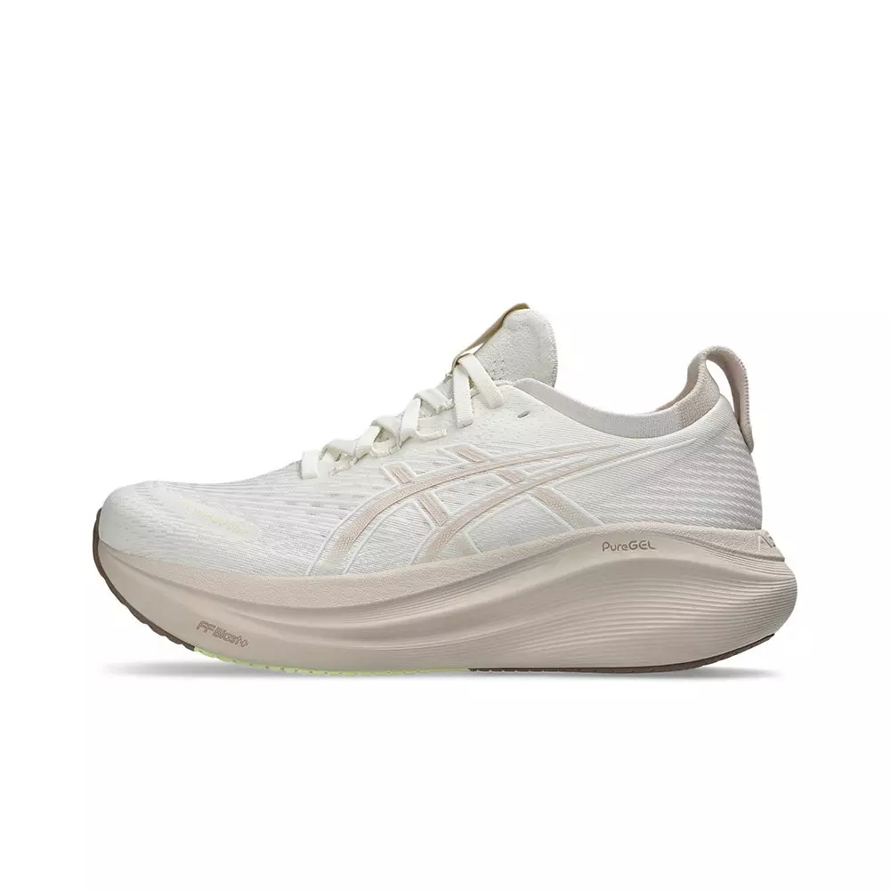 ASICS GEL-NIMBUS 27 "Cream/Mineral Beige" Women's Running Shoe - OFF-WHITE/KHAKI