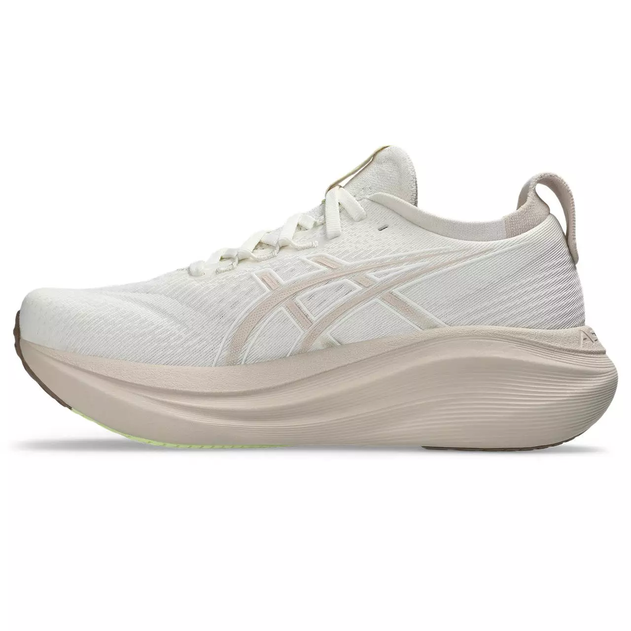 ASICS GEL-NIMBUS 27 "Cream/Mineral Beige" Women's Running Shoe - OFF-WHITE/KHAKI